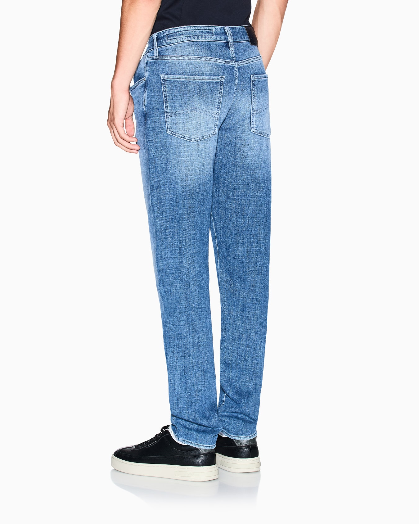 J14 skinny fit jeans in stone washed cotton denim Slide 2