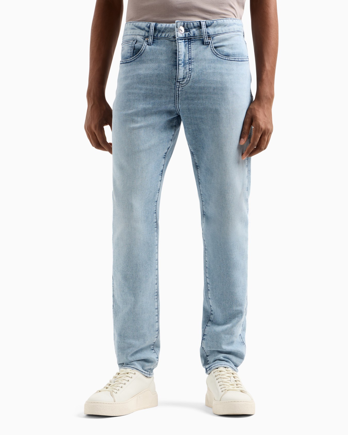 J14 skinny fit jeans in stone washed cotton denim Diapositiva 3