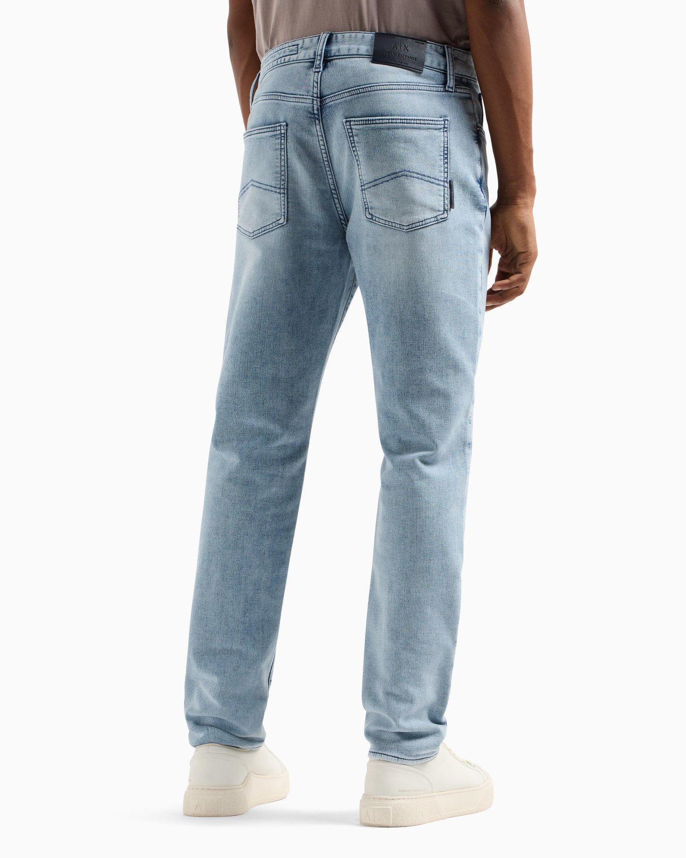 J14 skinny fit jeans in stone washed cotton denim Diapositiva 2