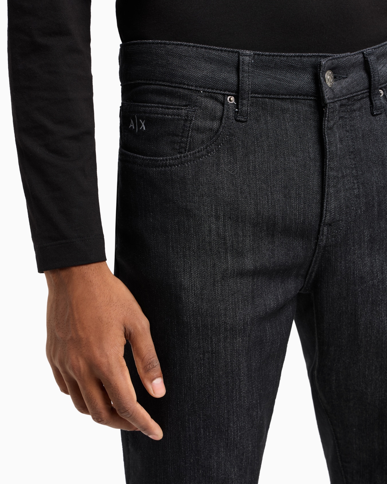 J14 skinny fit jeans in stone washed cotton denim Slide 4