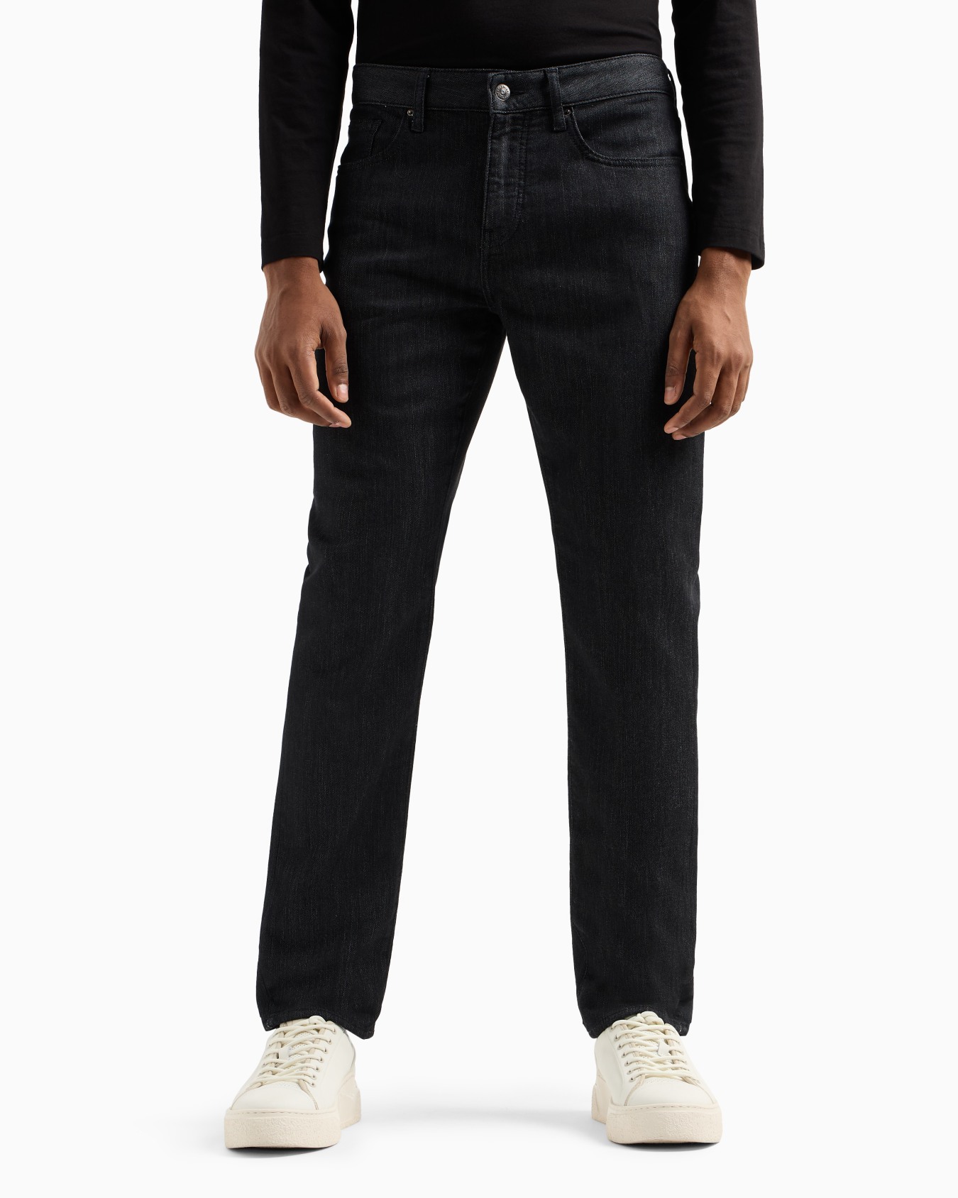 J14 skinny fit jeans in stone washed cotton denim Slide 3