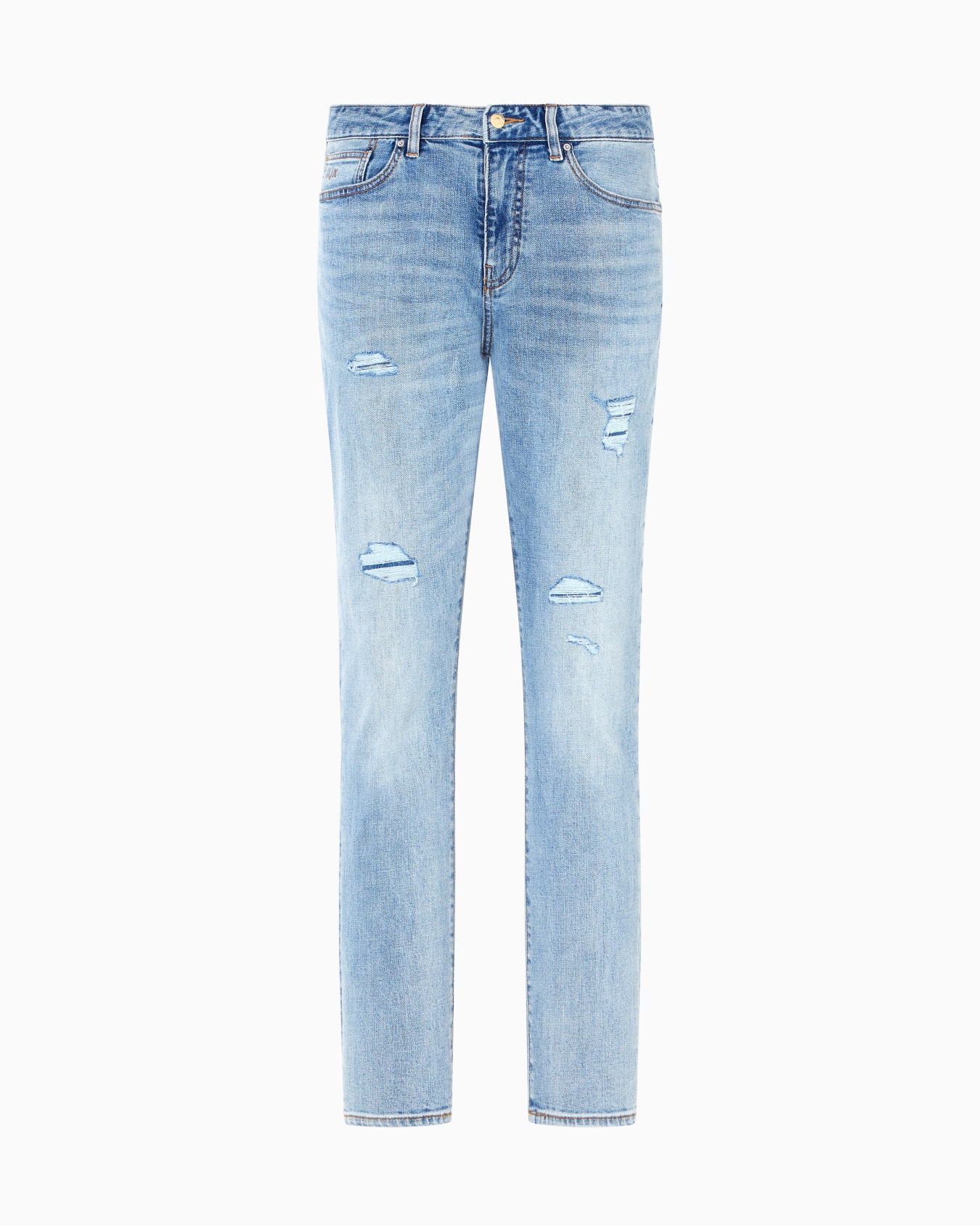 J14 skinny fit jeans in stone washed cotton denim Slide 0