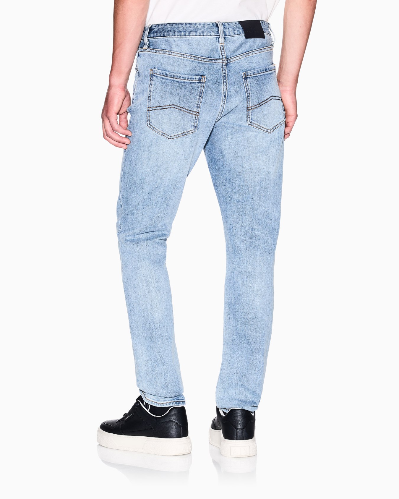 J14 skinny fit jeans in stone washed cotton denim Slide 2