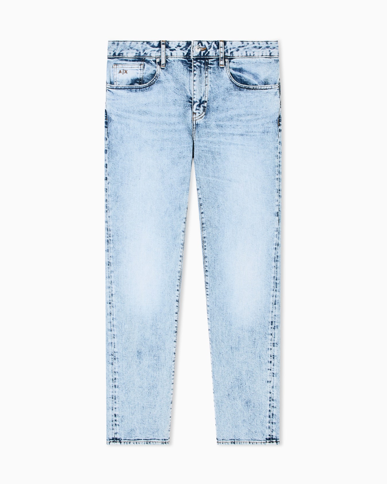 Vaqueros slim fit en denim elástico Diapositiva 0