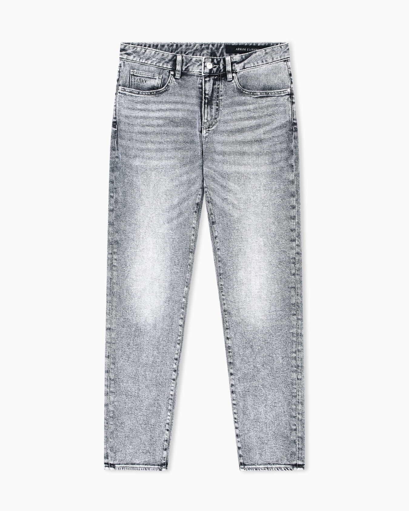 Vaqueros slim fit en denim elástico Diapositiva 0