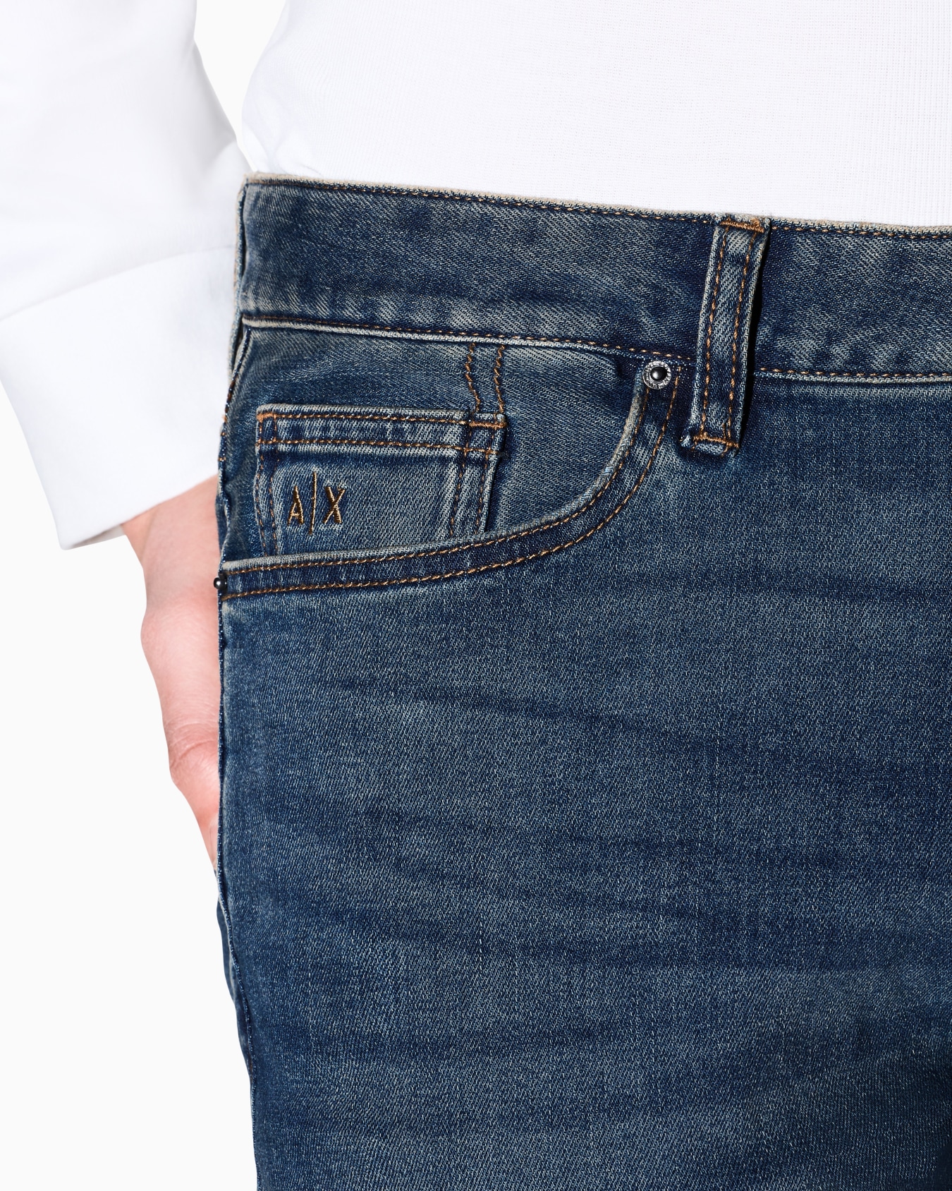 Skinny Jeans in Comfort Blue Denim 8.5oz Slide 4