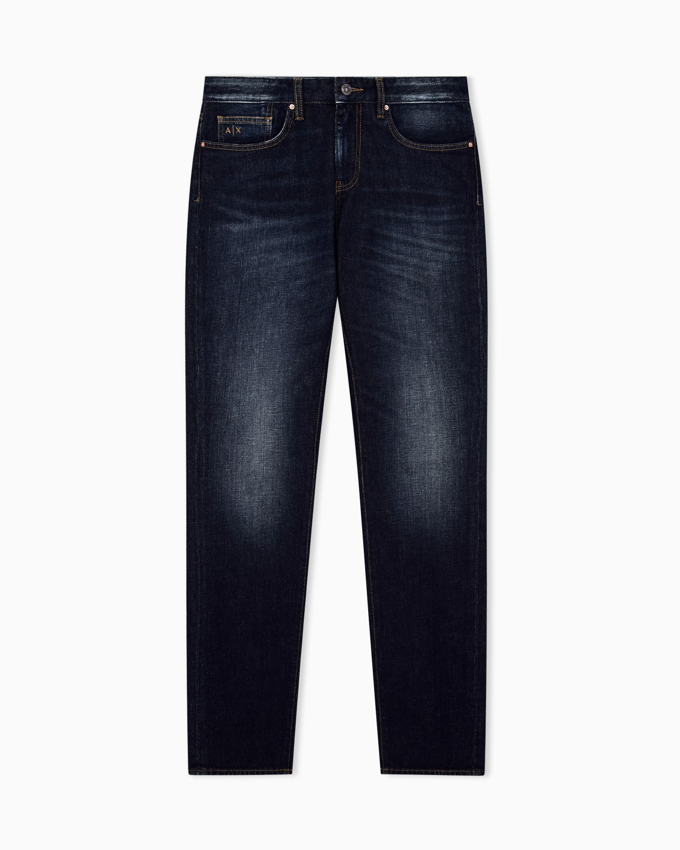 Pantalón vaquero de algodón elástico con cinco bolsillos Diapositiva 0