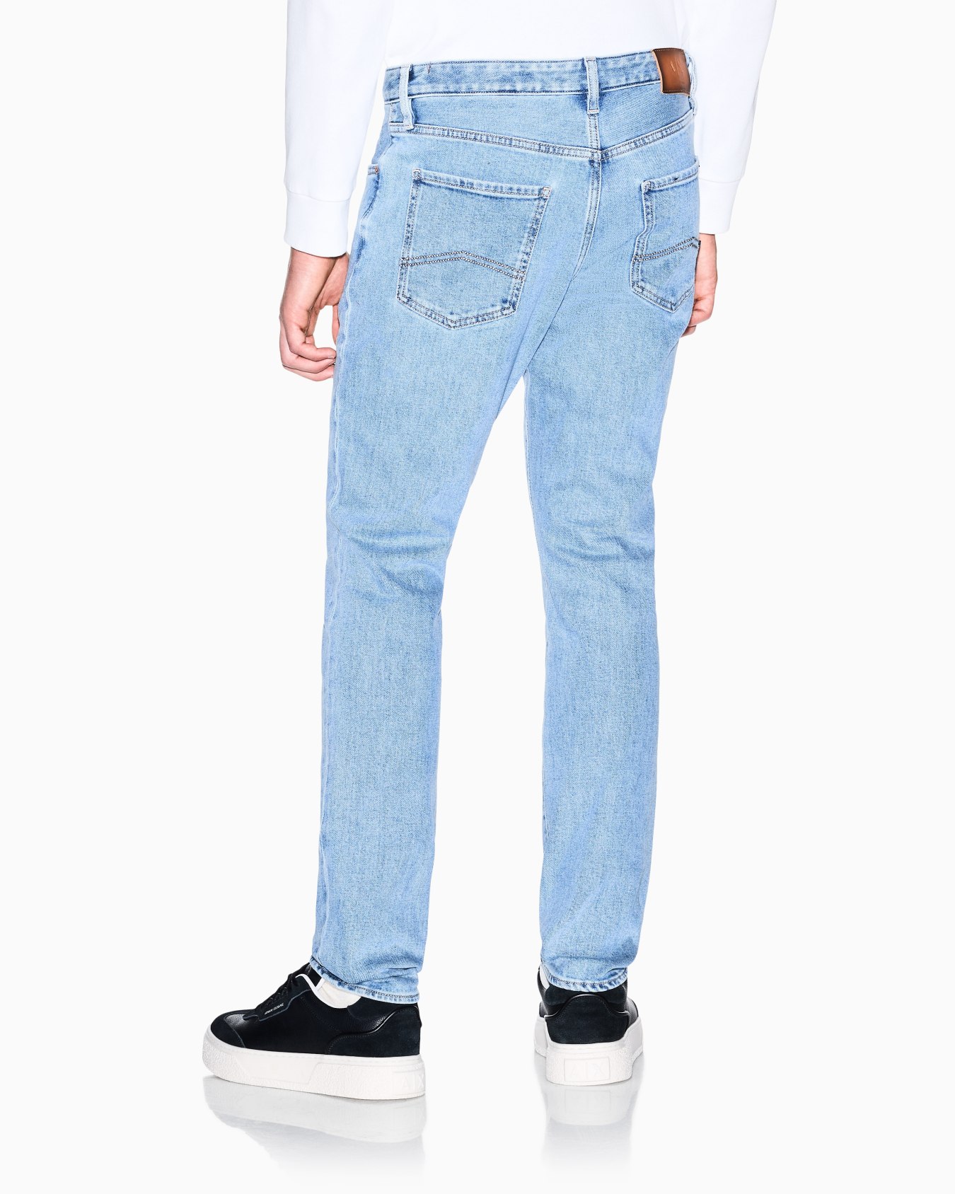 Skinny Jeans Denim Stretch Blue Classic Wash Slide 3