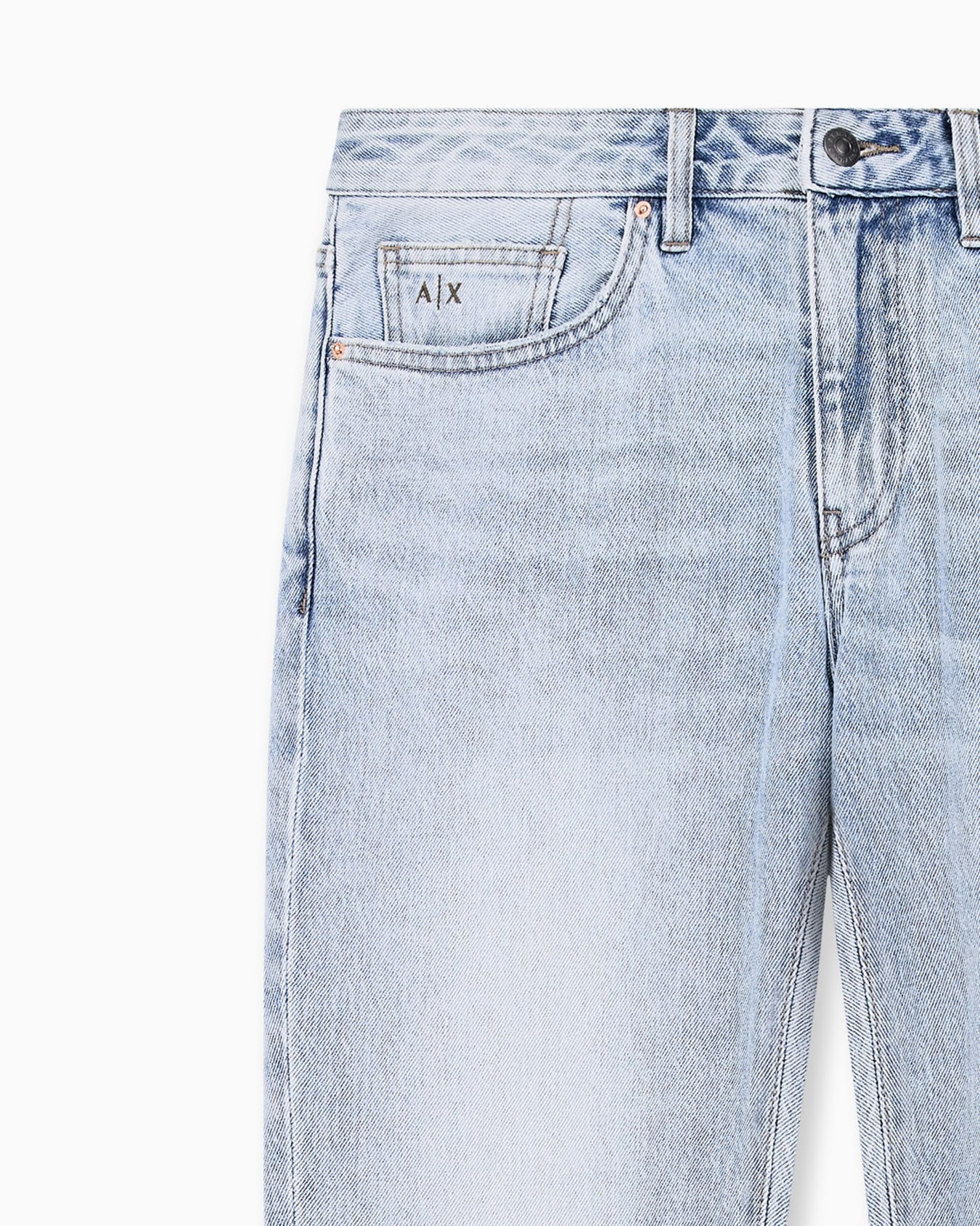 slim fit 5 pockets pant in denim stretch Slide 3