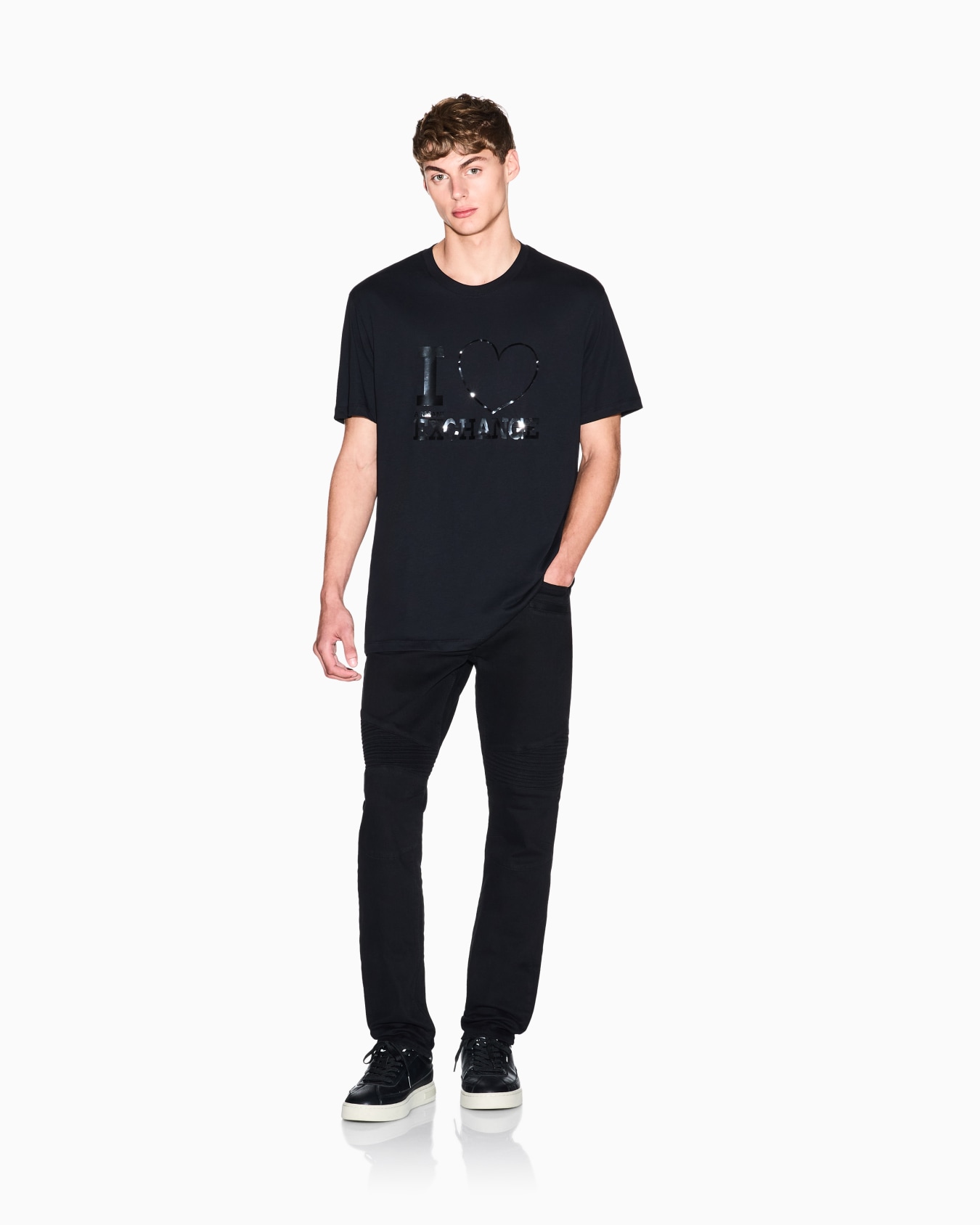 Biker slim fit five pockets Slide 1