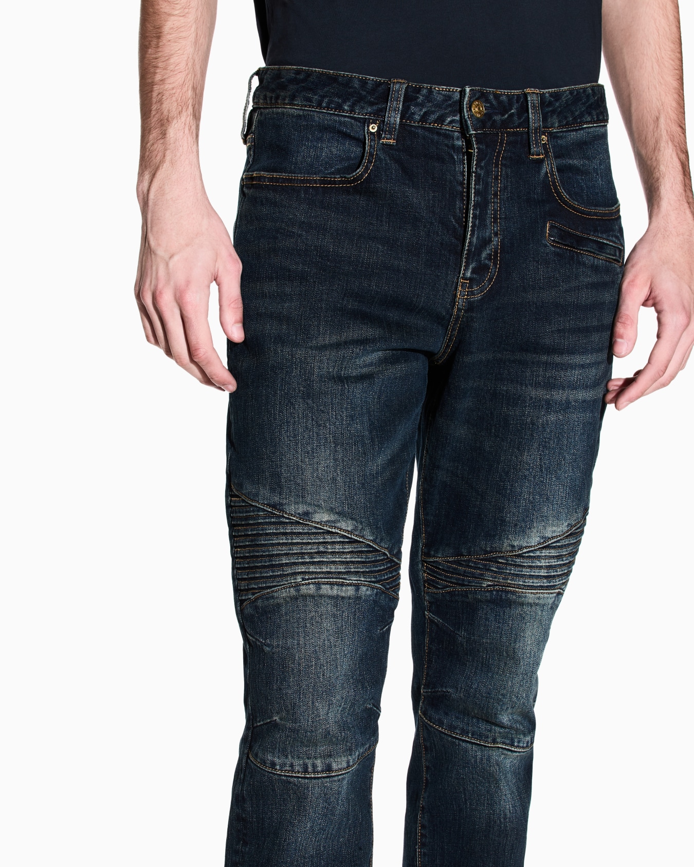 Biker slim fit jeans Diapositiva 4