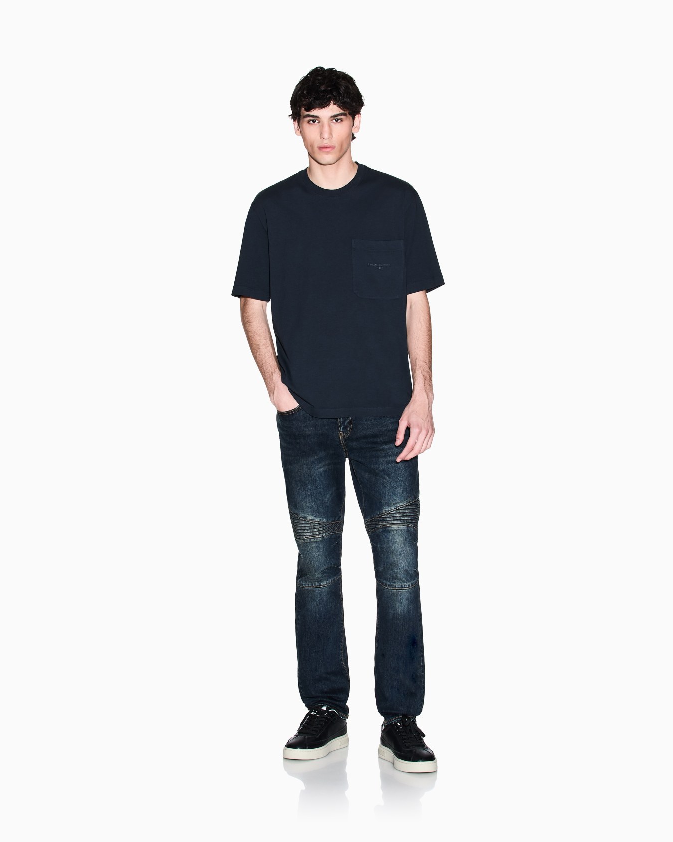 Biker slim fit jeans Diapositiva 1