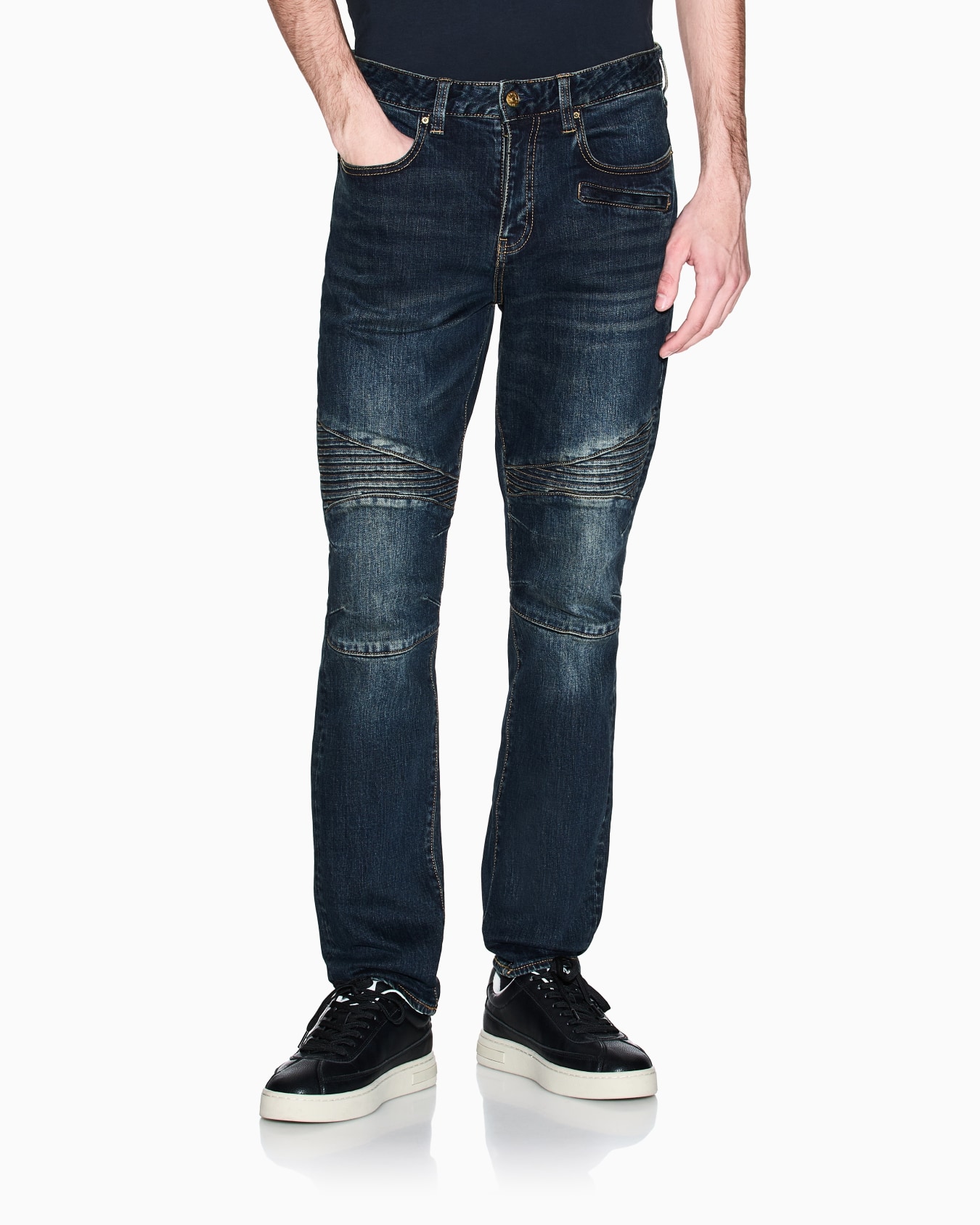 Biker slim fit jeans Diapositiva 3