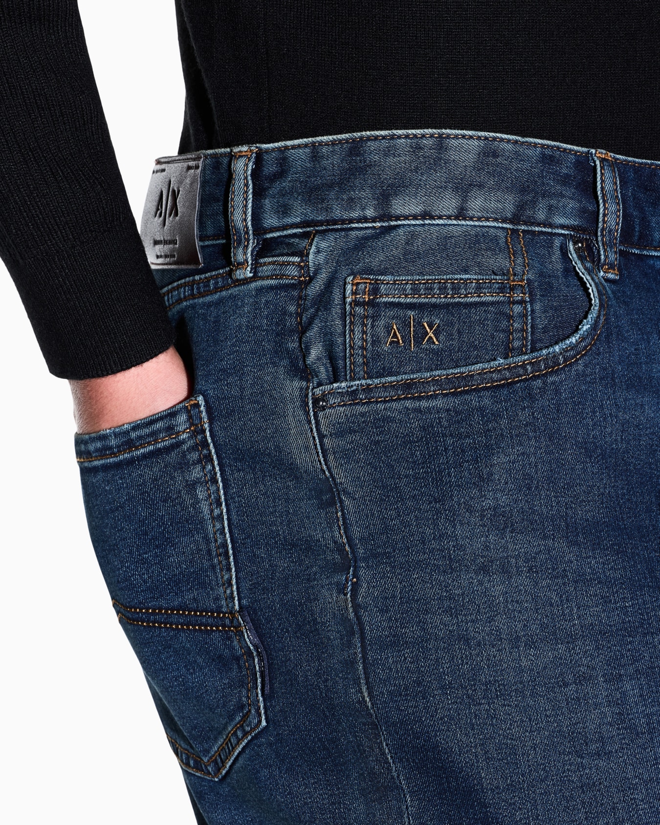 Comfort Fit Light Wash Blue Denim Shorts Slide 4