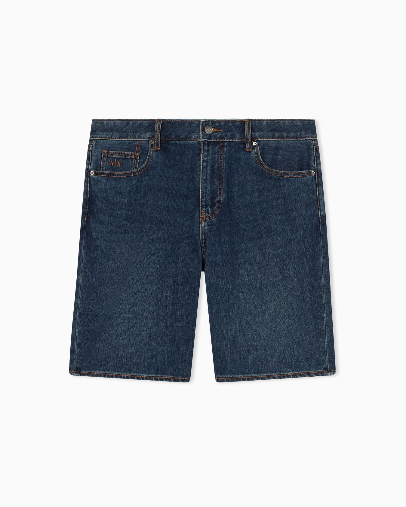Comfort Fit Light Wash Blue Denim Shorts Slide 0