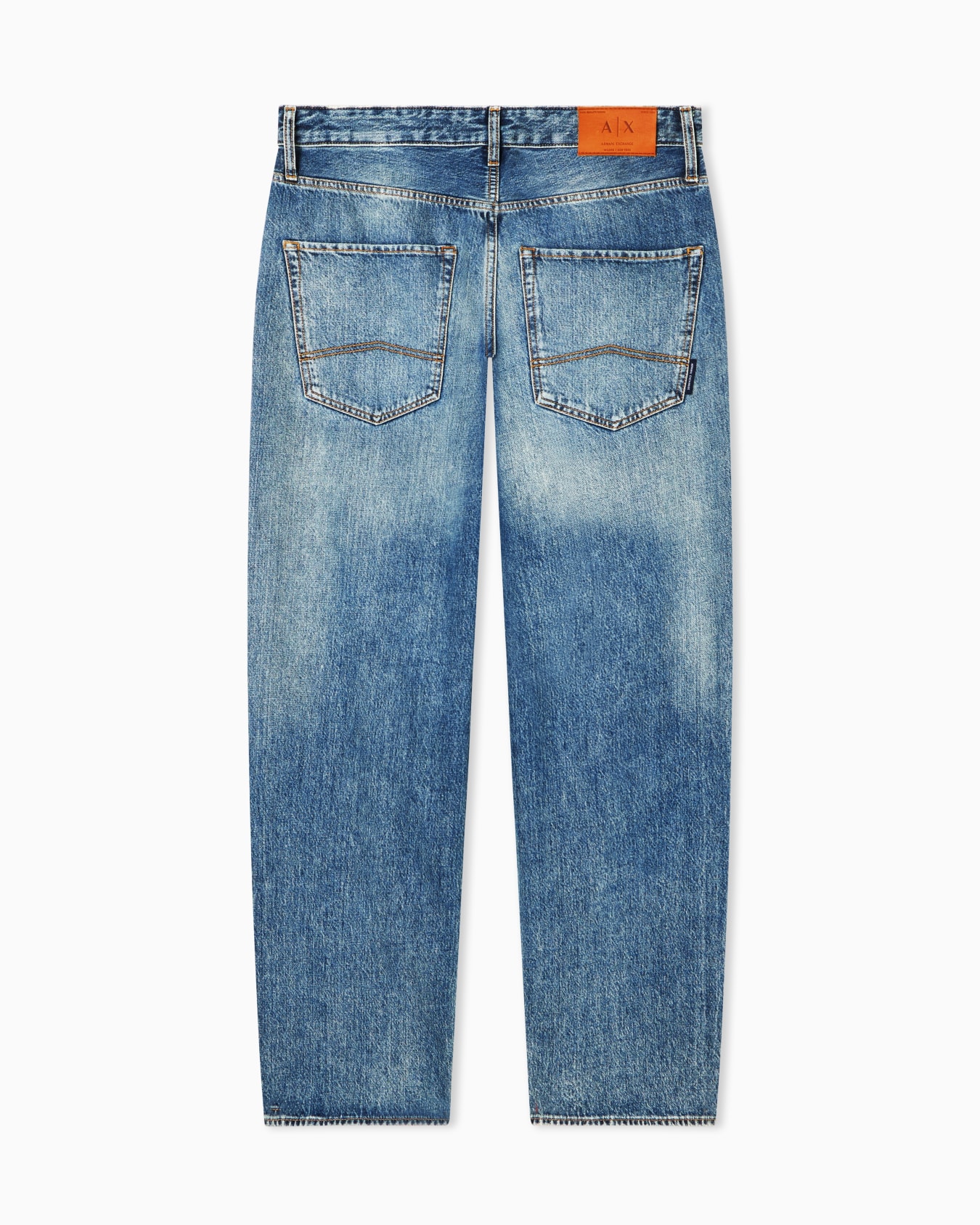 ブルーウォッシュ バギーデニムパンツ スライドする 2