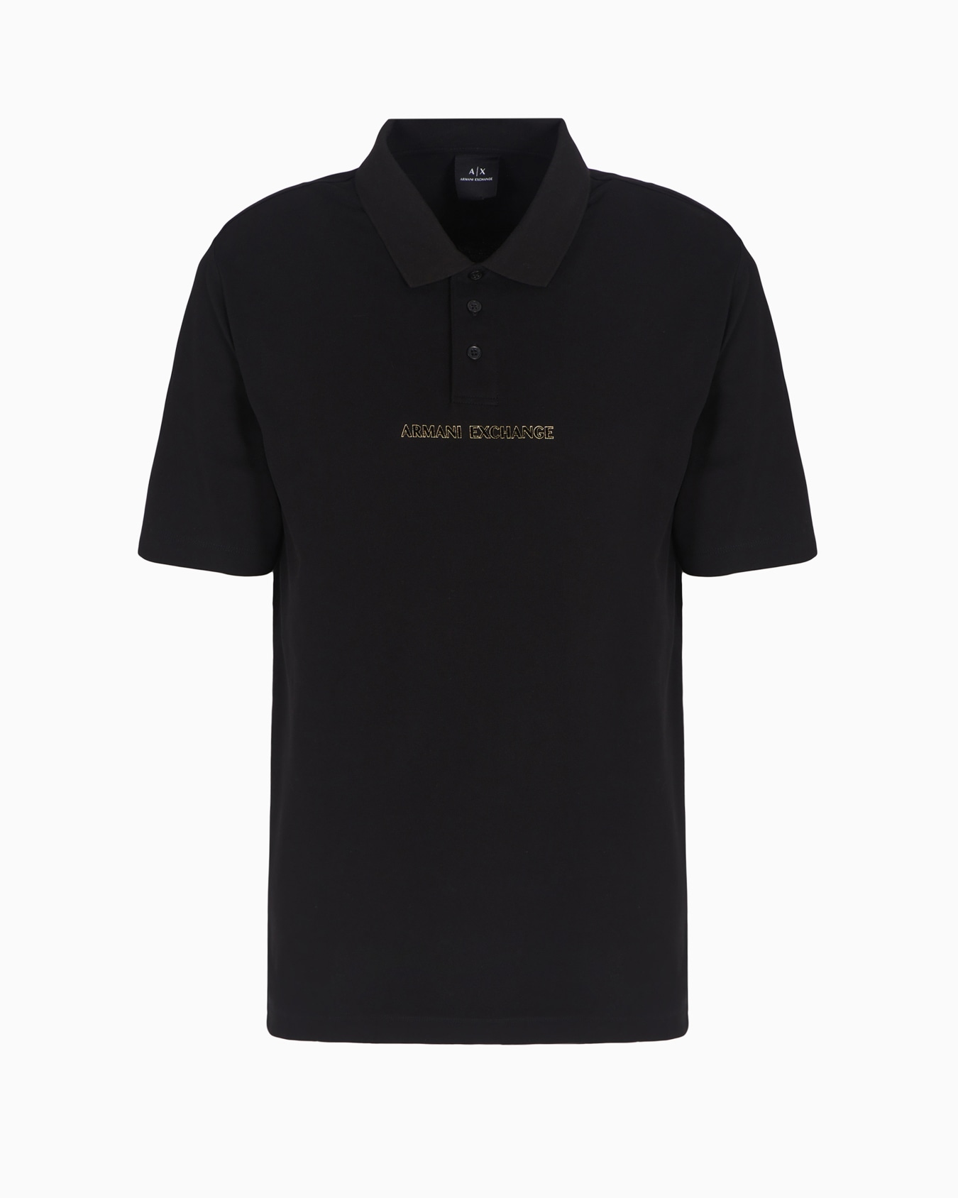 Polo à manches courtes avec logo profil métallique Diapositive 0
