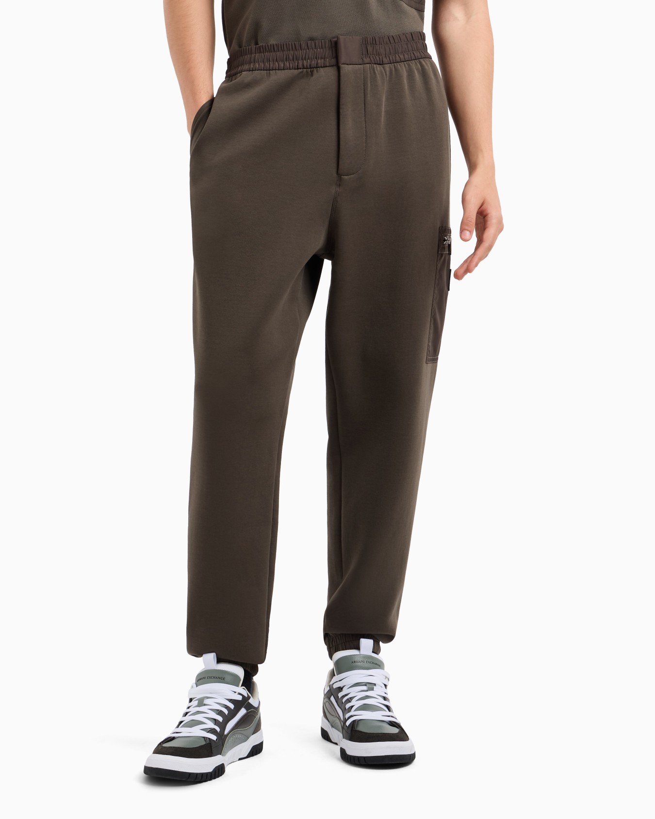 Pantalón oversize con bolsillo con cremallera Diapositiva 1