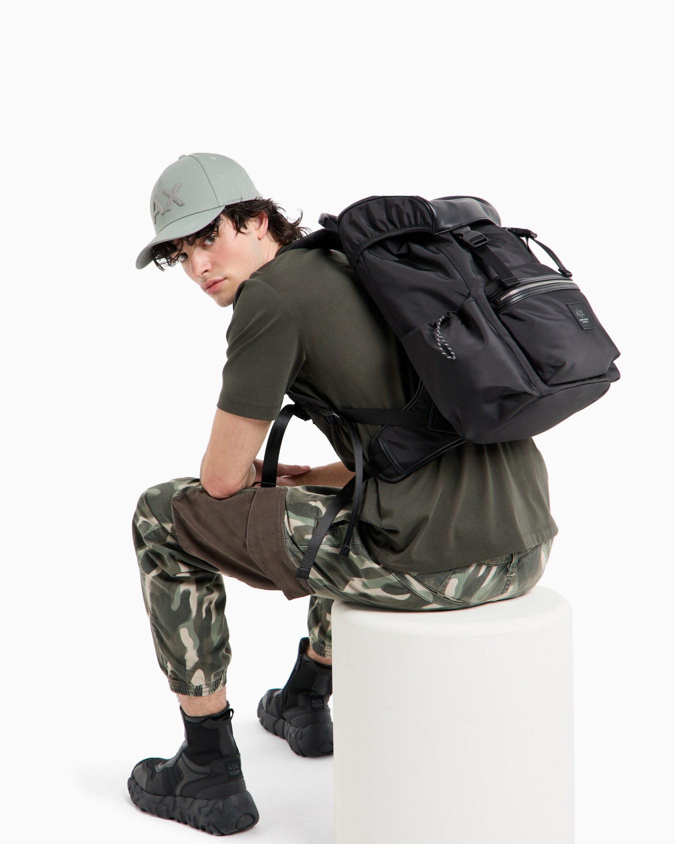 Maxi nylon backpack Slide 5