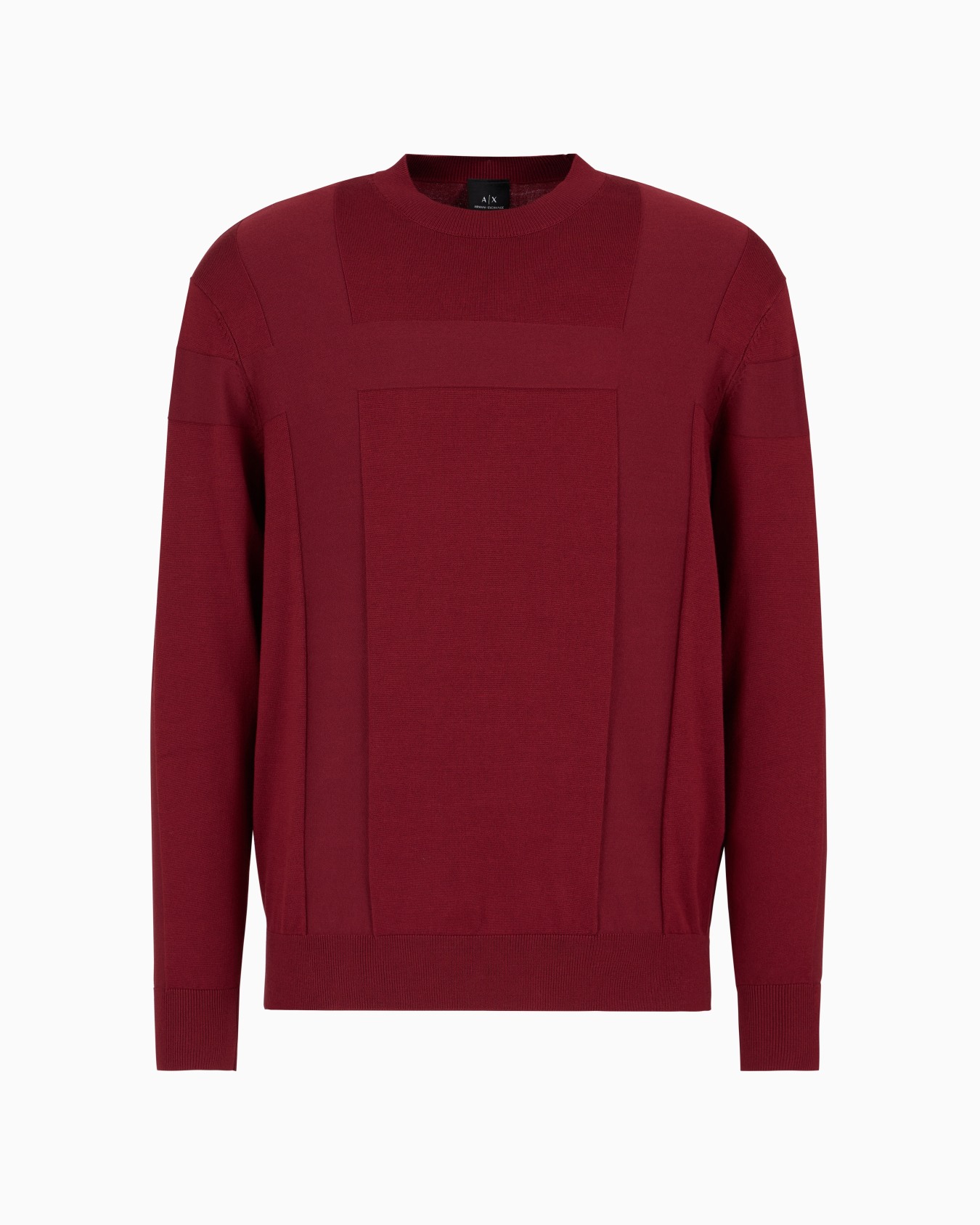 Crewneck sweater with jacquard workmanship Slide 0