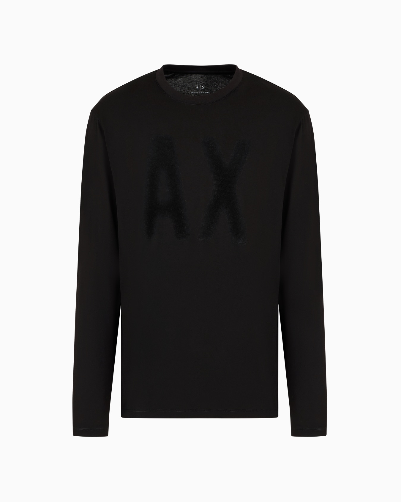Camiseta de manga larga con logo efecto sombreado Diapositiva 0