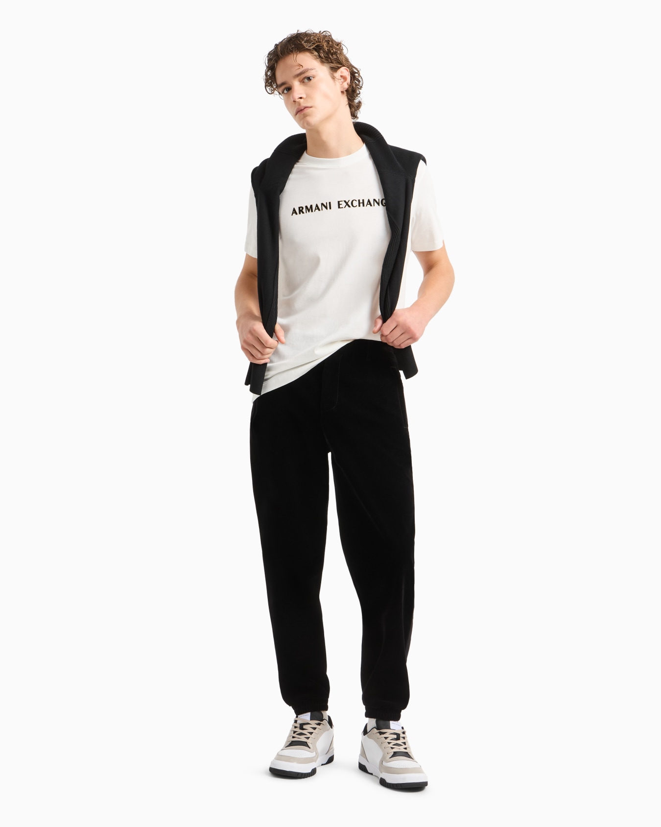 Camiseta regular fit de algodón grueso con estampado fotográfico ASV Diapositiva 3