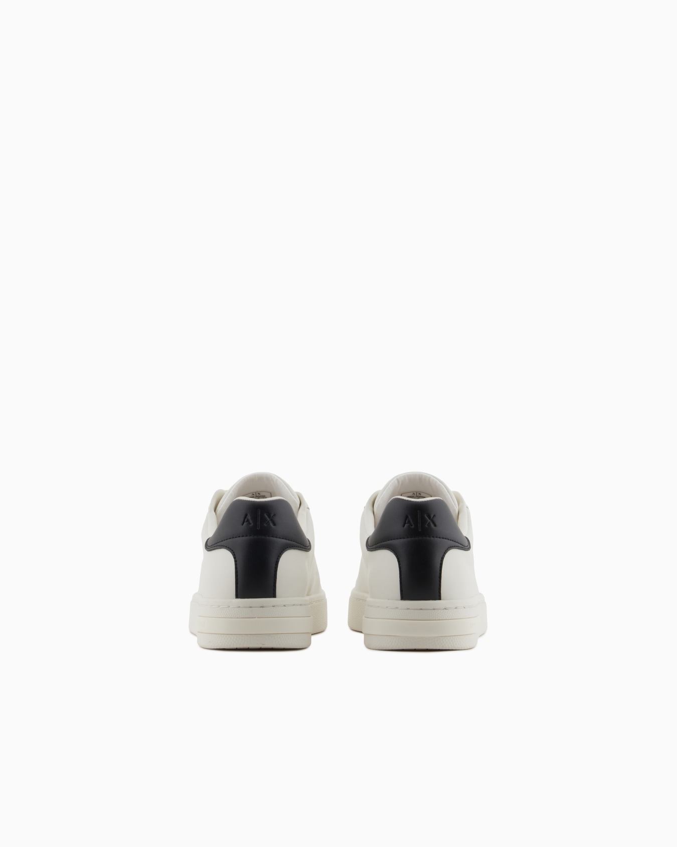 Leather sneakers with logo on the sole Slide 3