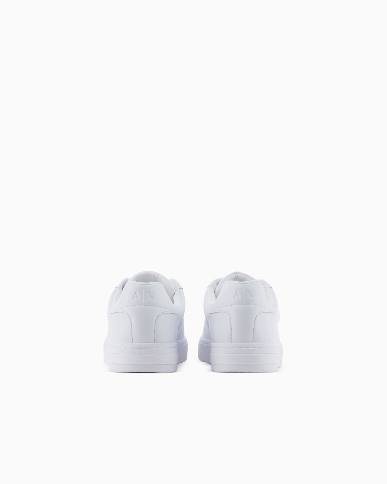 Leather sneakers with logo on the sole Slide 3