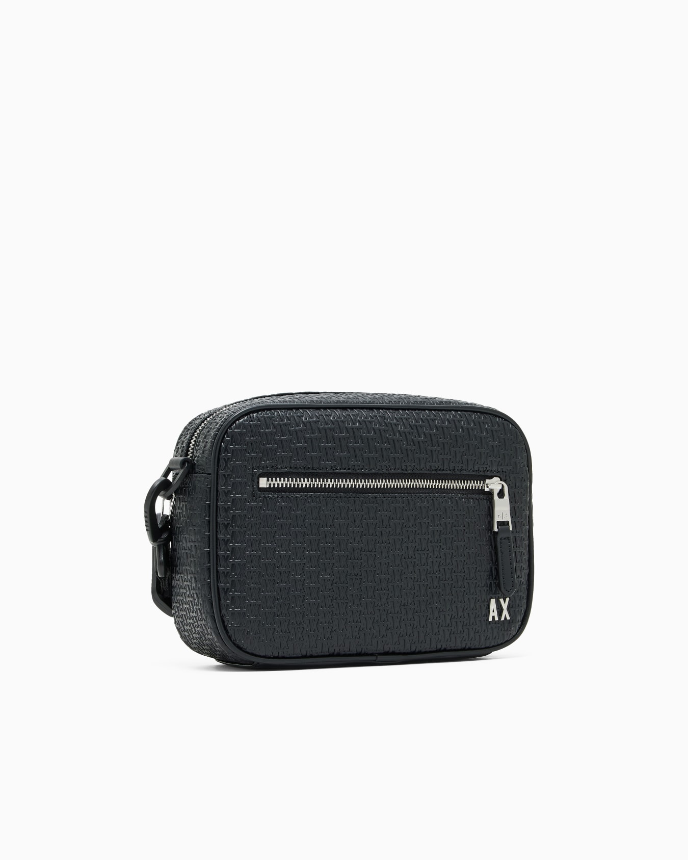 Shoulder bag with allover monogram logo Slide 1