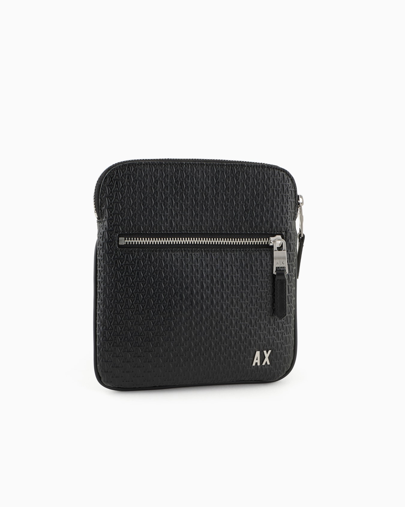 Sac bandoulière plat avec logo embossé sur toute la surface Diapositive 1