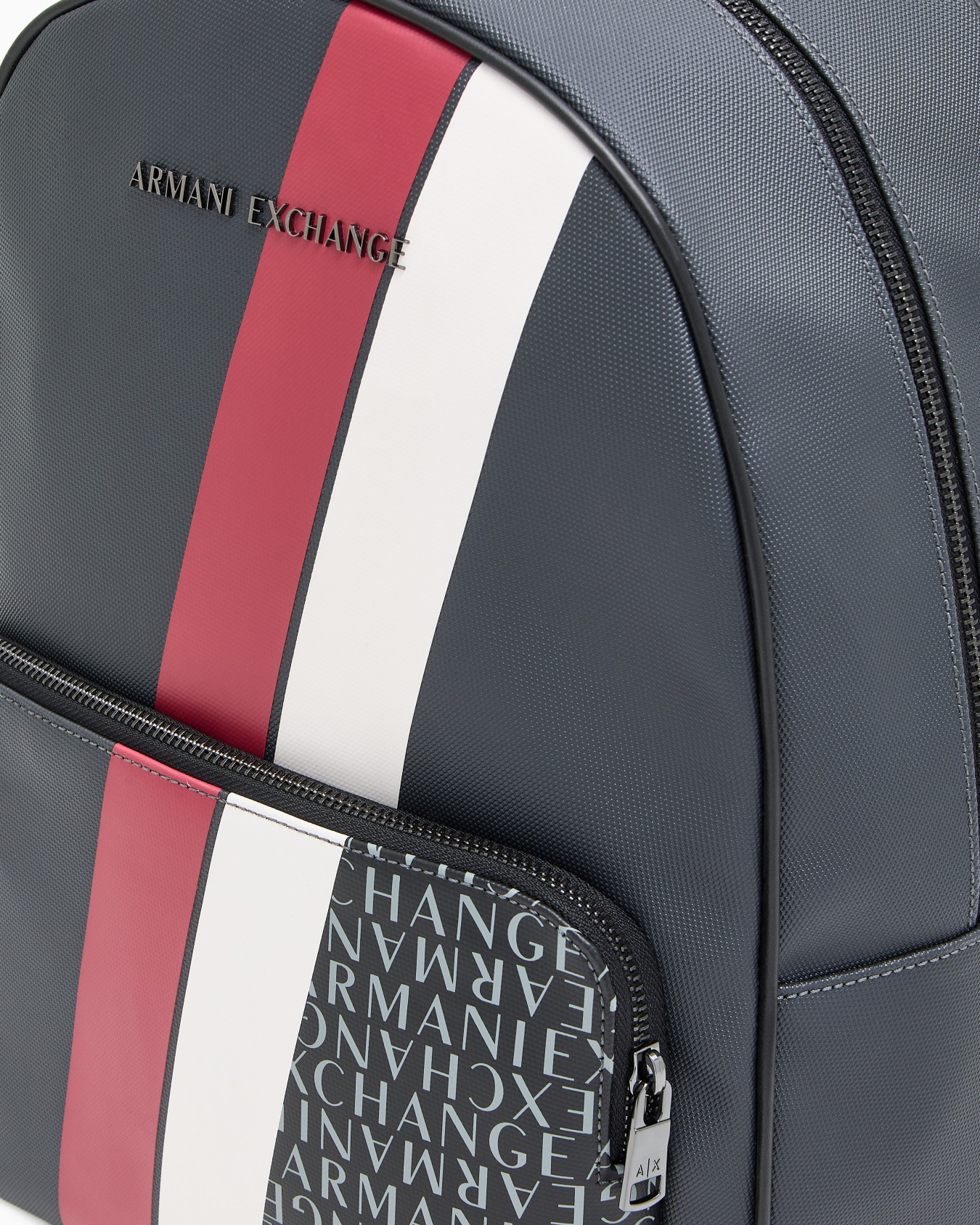 Backpack with monogram and stripes Slide 4