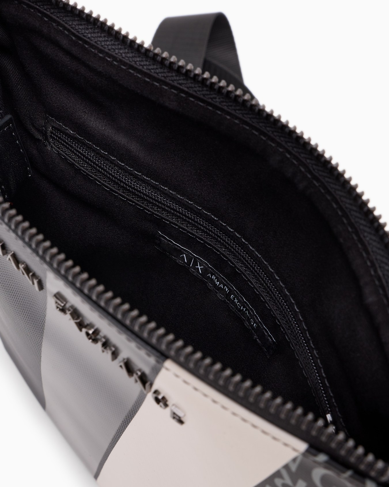 Monogram and Stripe Flat Shoulder Bag Slide 3