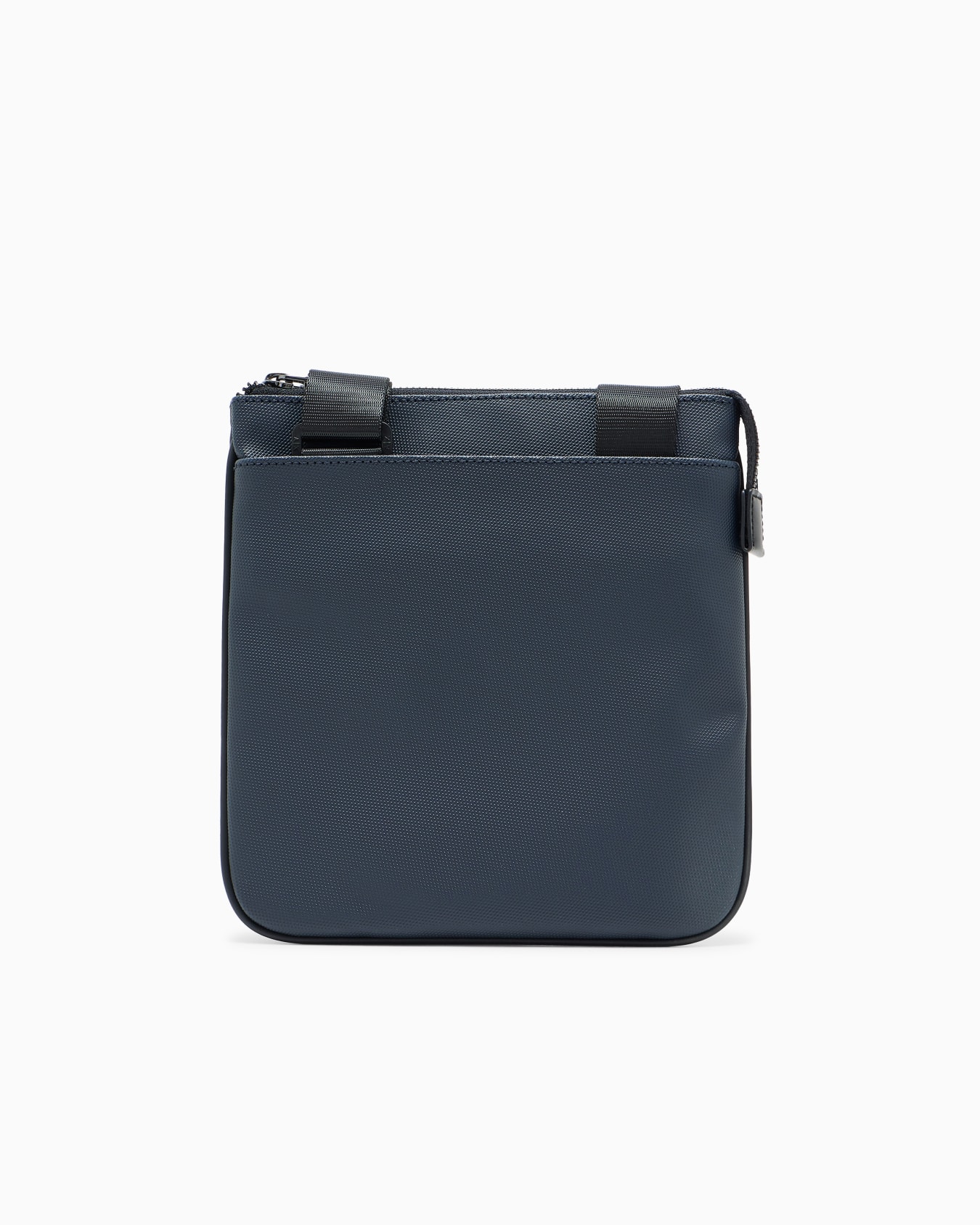 Bolso bandolera plano con monograma y rayas Diapositiva 2