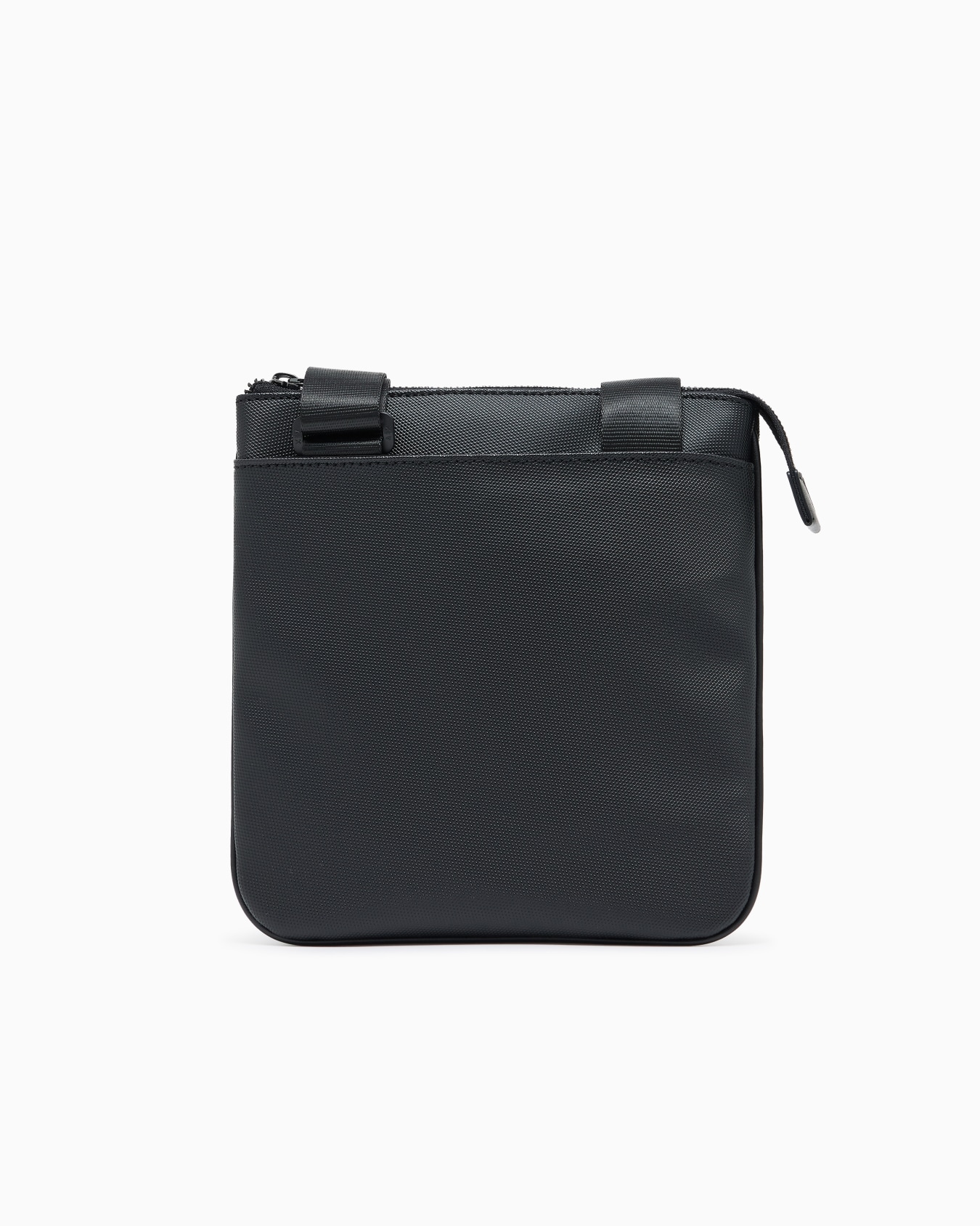 Bolso bandolera plano con monograma y rayas Diapositiva 2