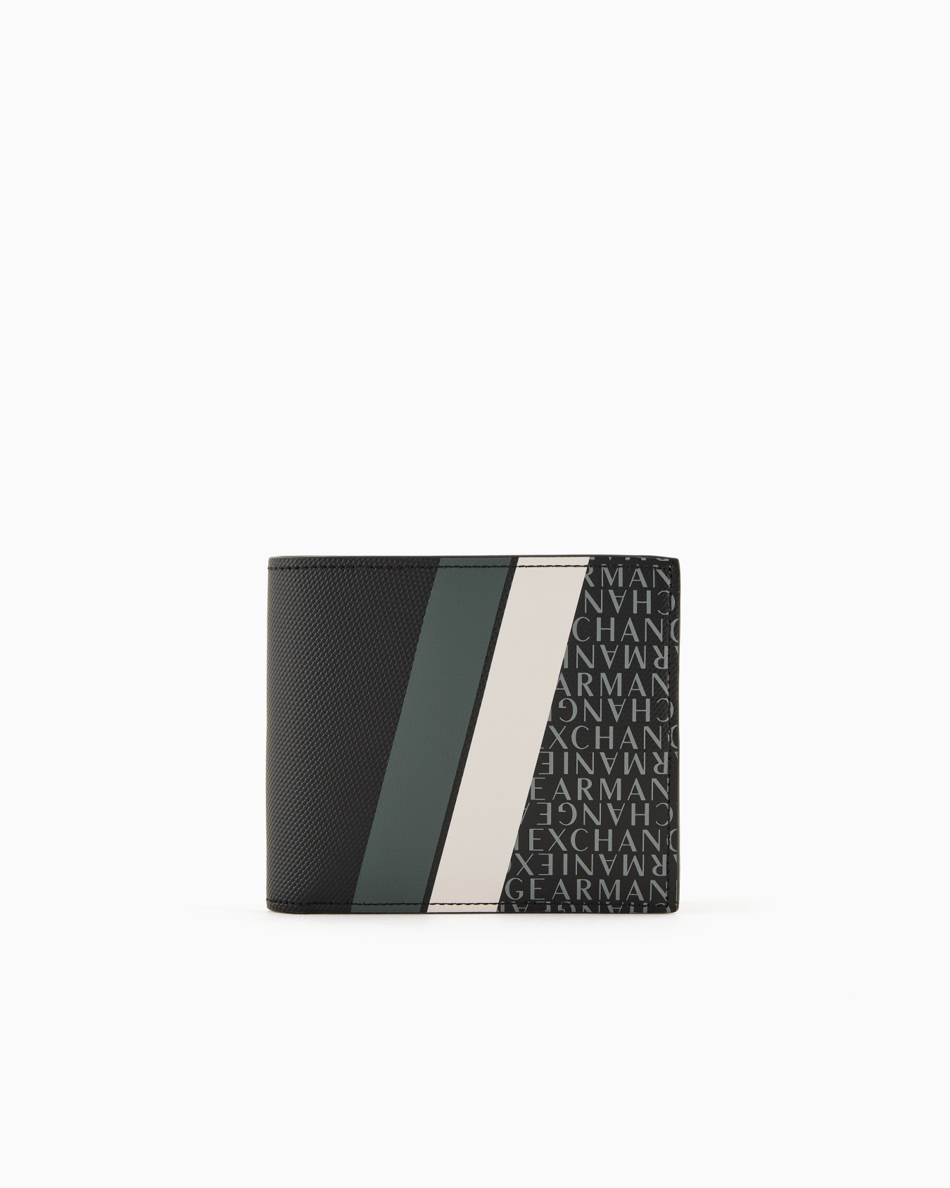 Book wallet with colored bands and logo print Slide 0