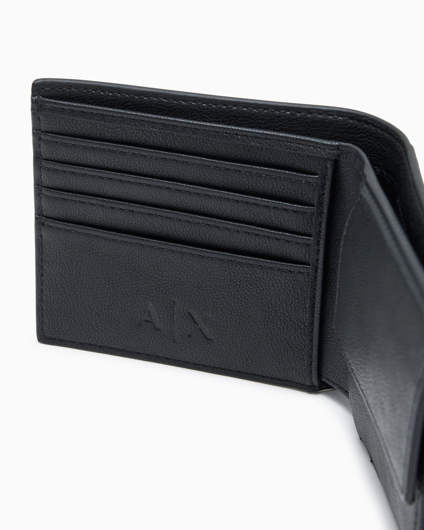 スクエアロゴ 二つ折り財布 スライドする 3