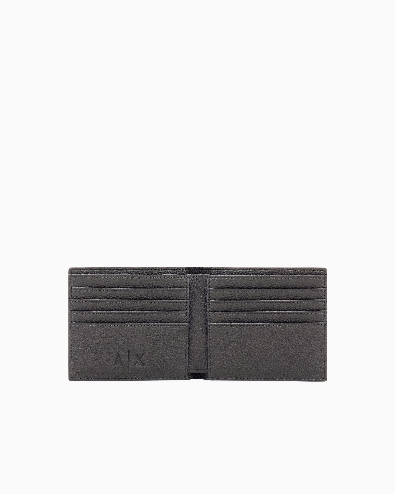 Cartera plegable con acabado texturizado y tarjetero Diapositiva 2