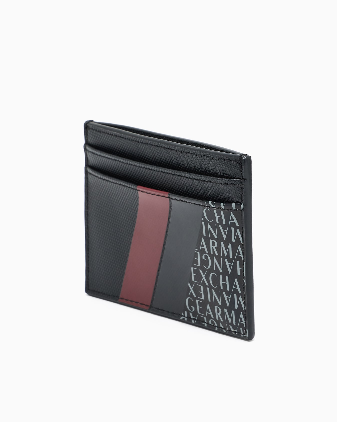 Card holder with monogram and stripes Diapositiva 2
