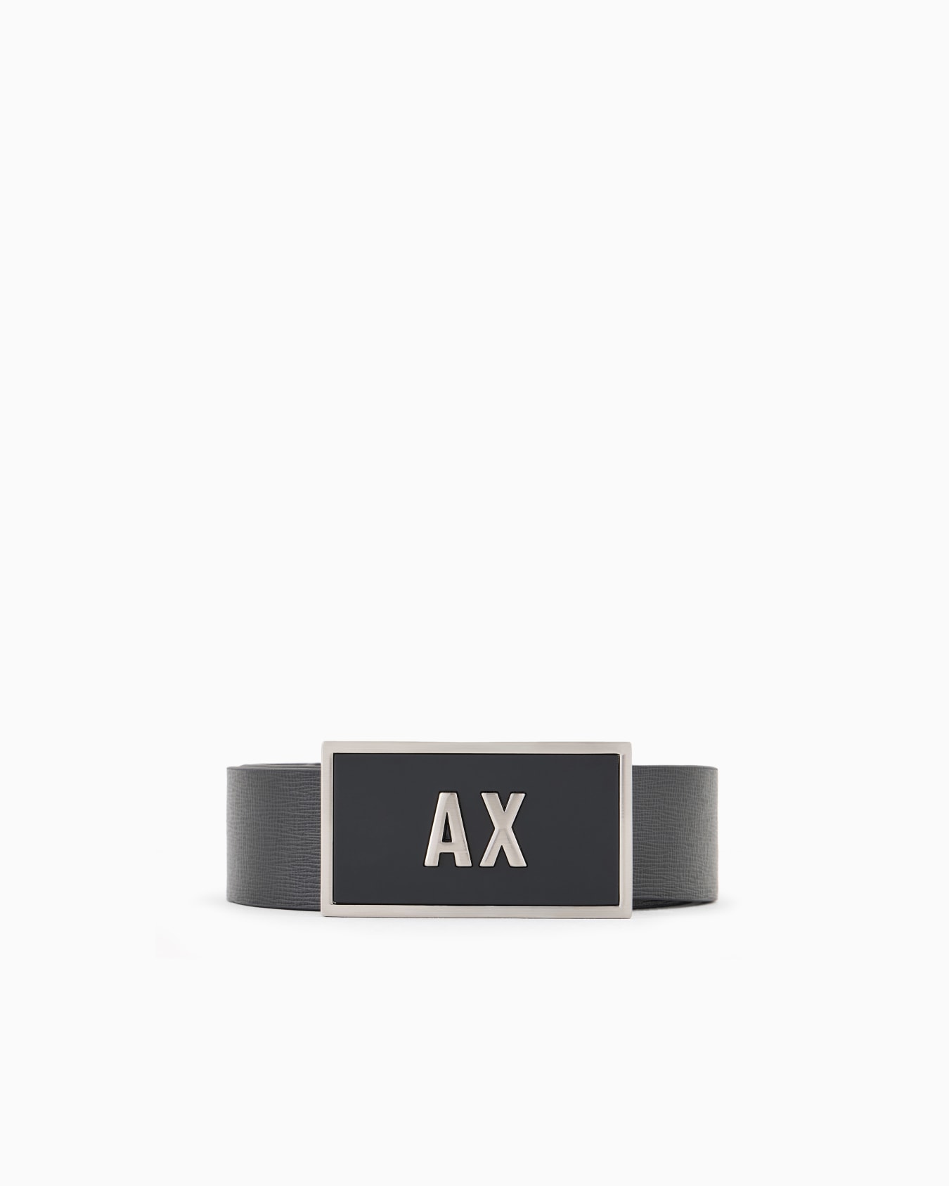 Ceinture en cuir sertie de deux épingles Diapositive 0