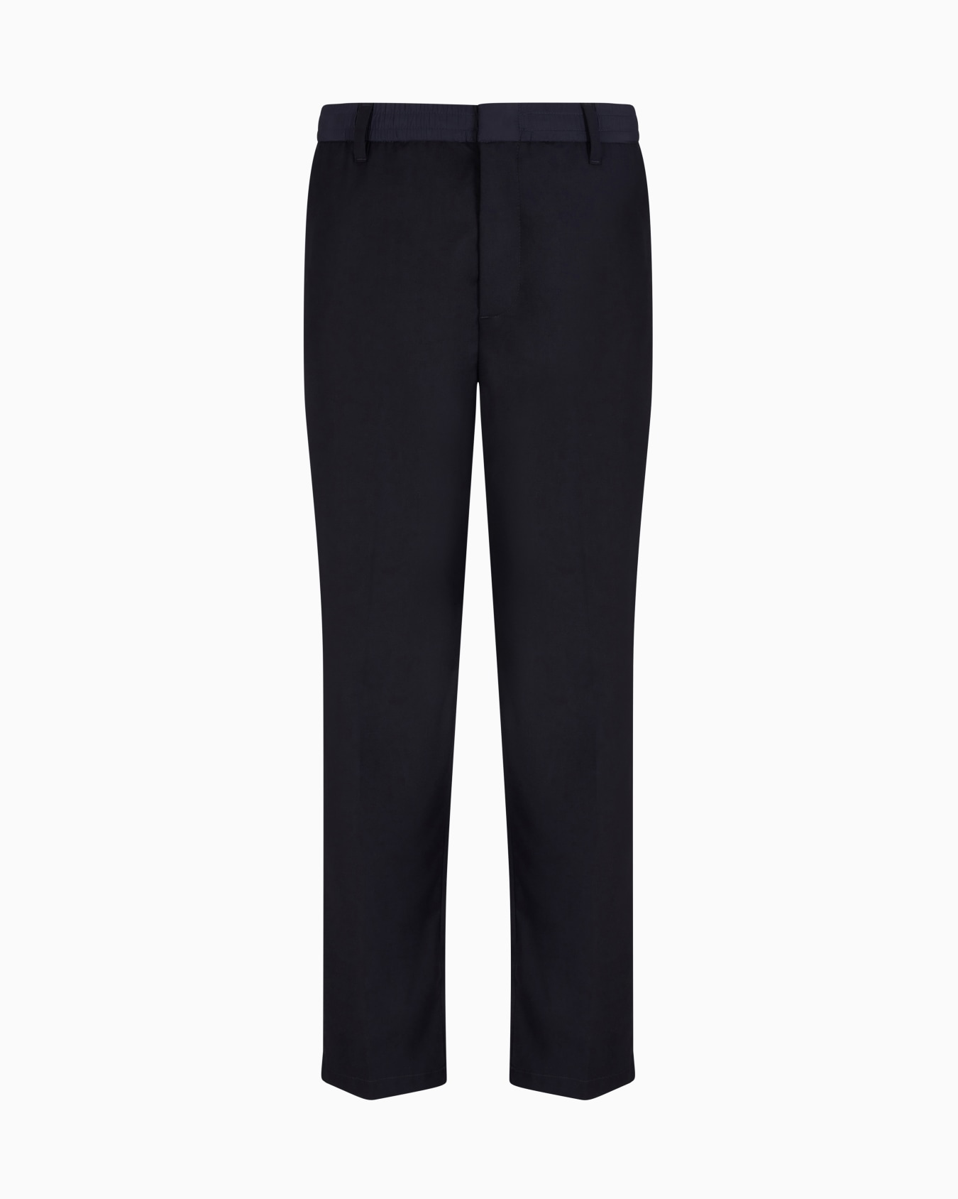 Pantalones de sarga de corte entallado Diapositiva 0
