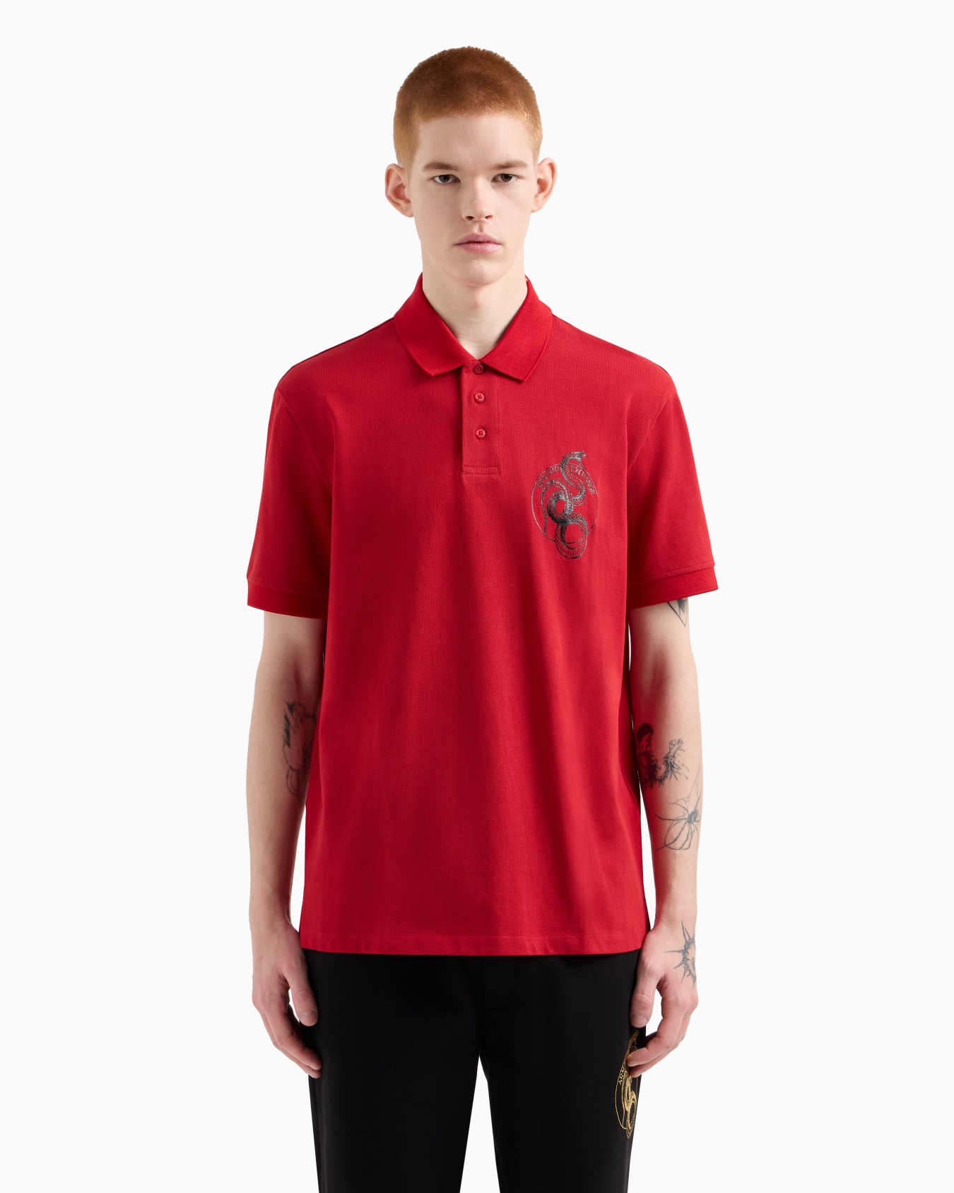 Polo de corte regular de algodón  Diapositive 4