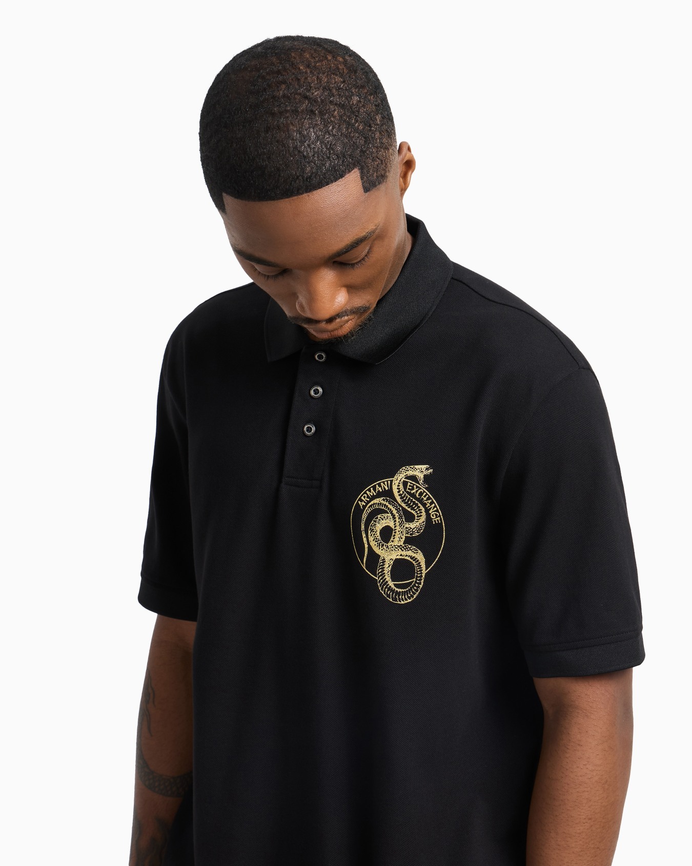 Polo de corte regular de algodón  Diapositive 4