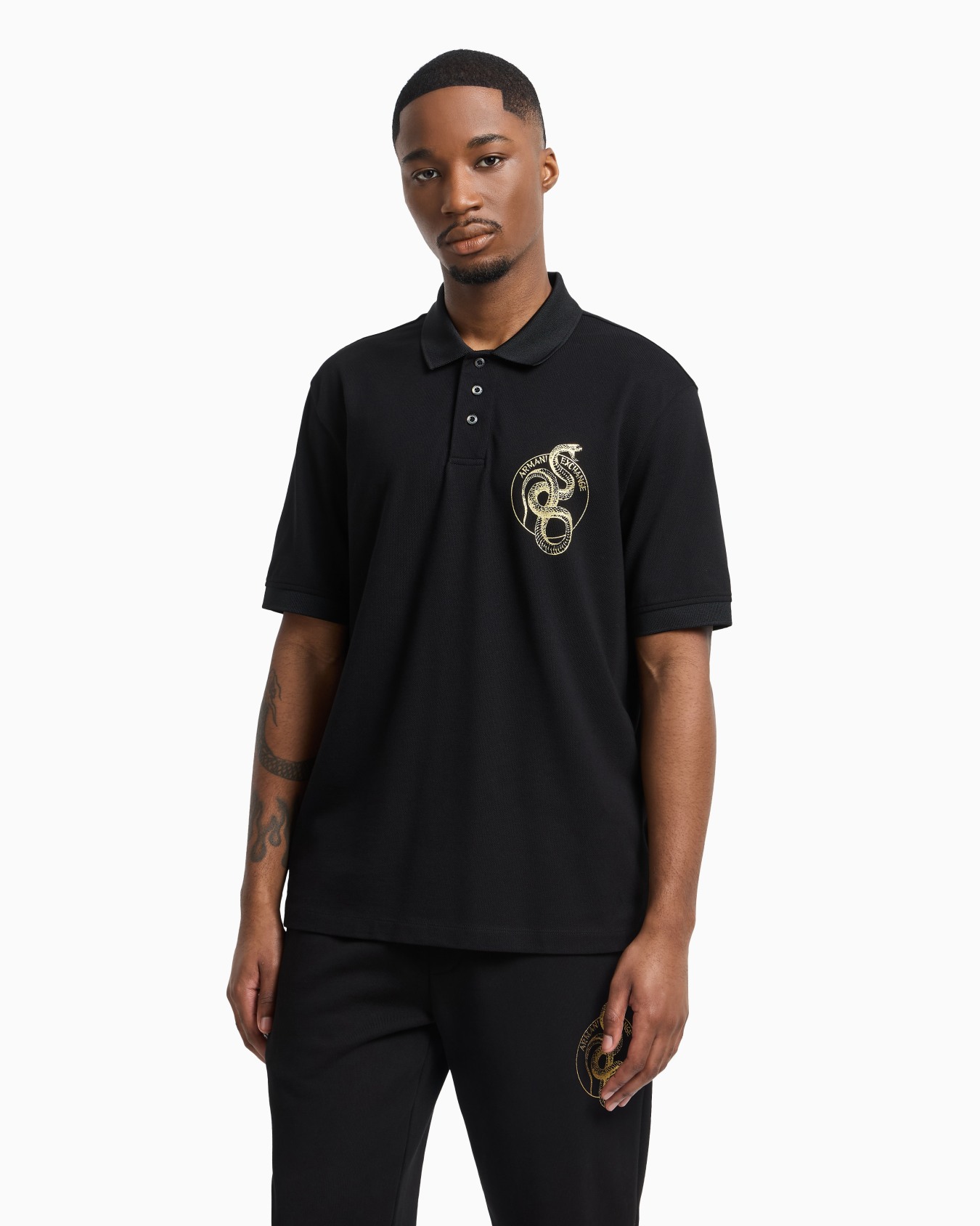 Polo de corte regular de algodón  Diapositive 3
