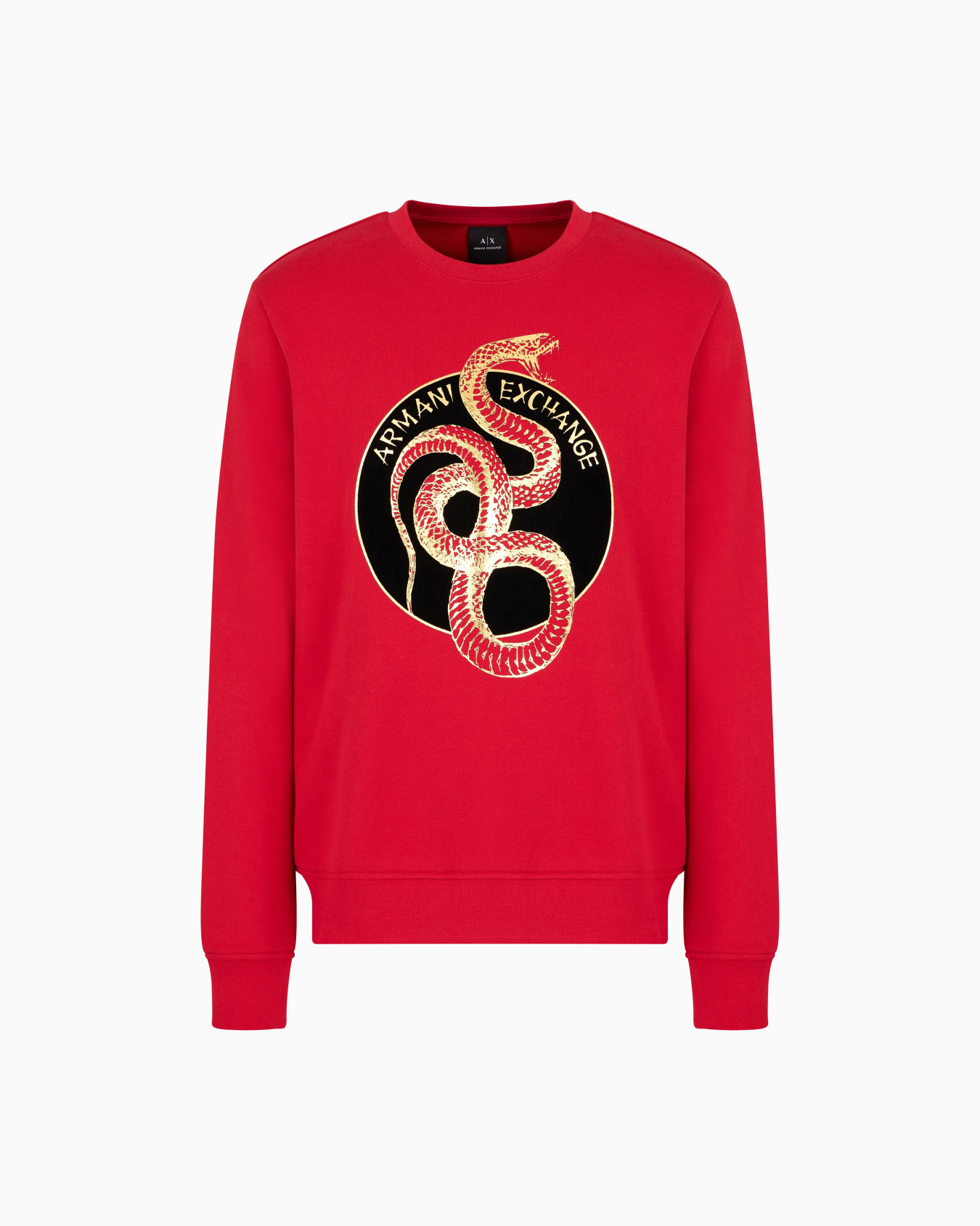 Felpa girocollo con maxi stampa  Diapositiva 0