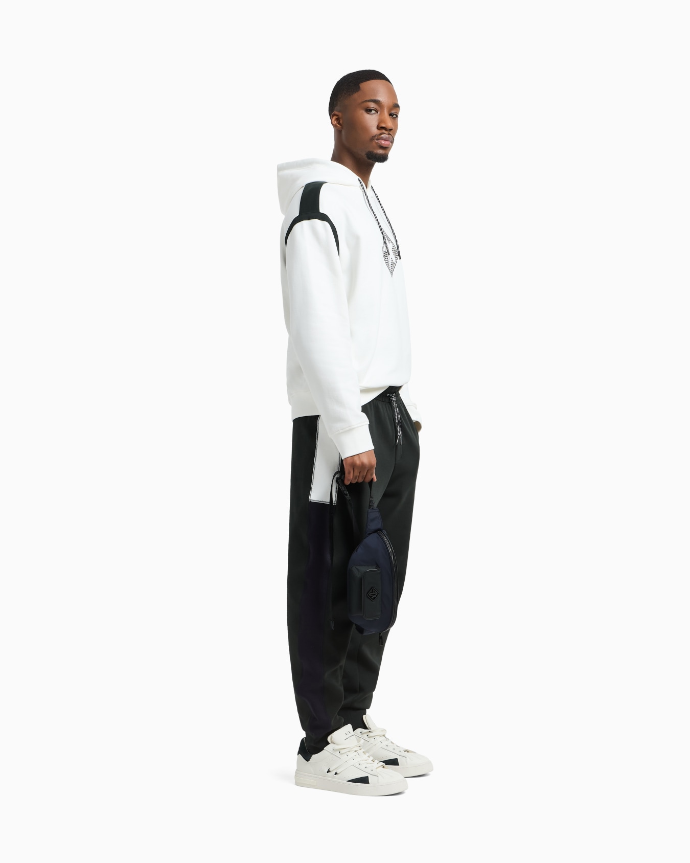 Hoodie with maxi logo on the chest Slide 1