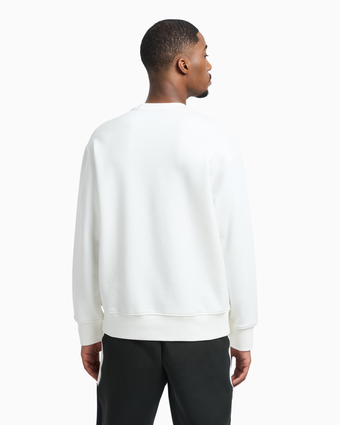 Crewneck sweatshirt with logo print on the chest Slide 2