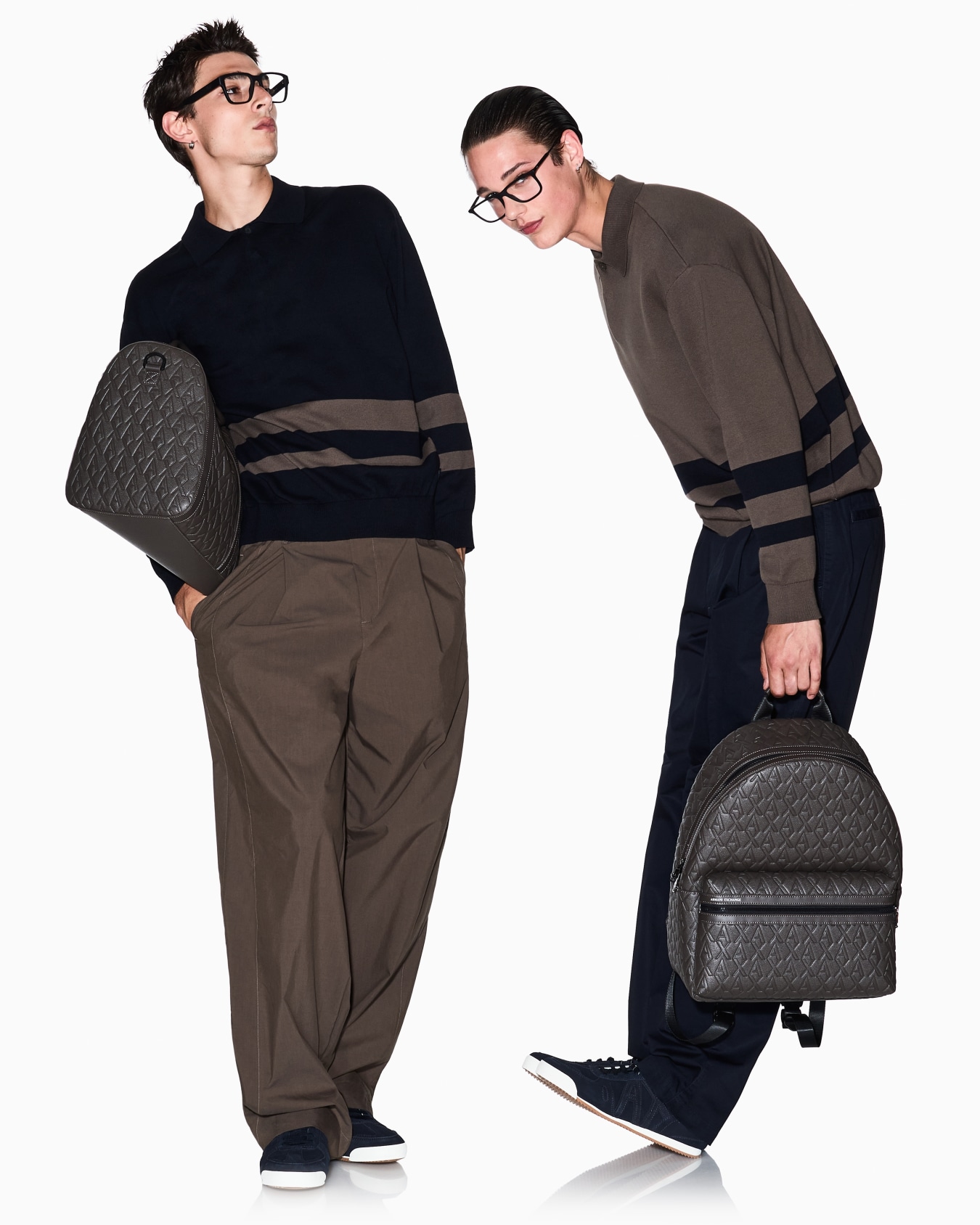 Backpack in smooth technical fabric Slide 4