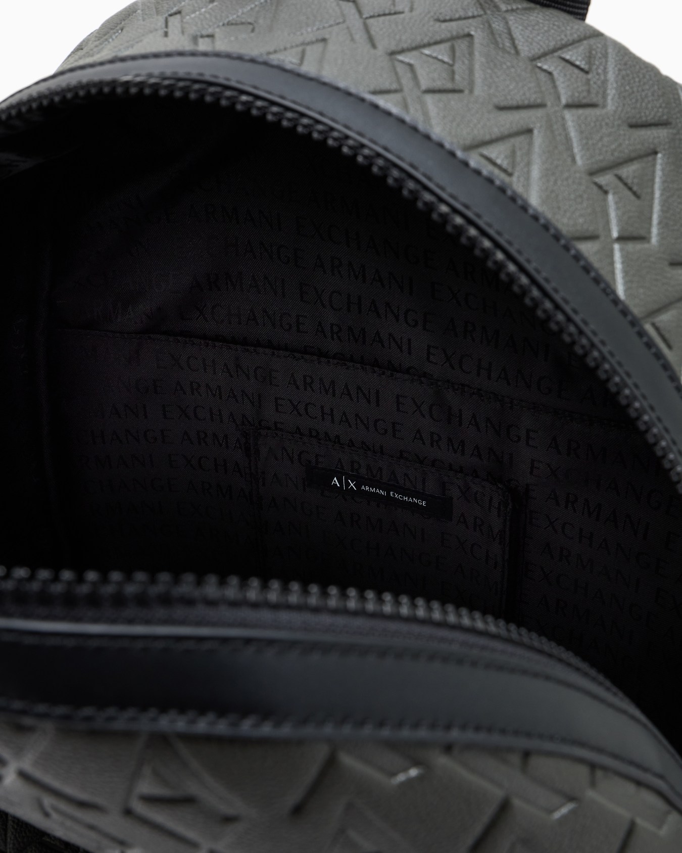 ASV Recycled Fabric Allover Logo Backpack Slide 3