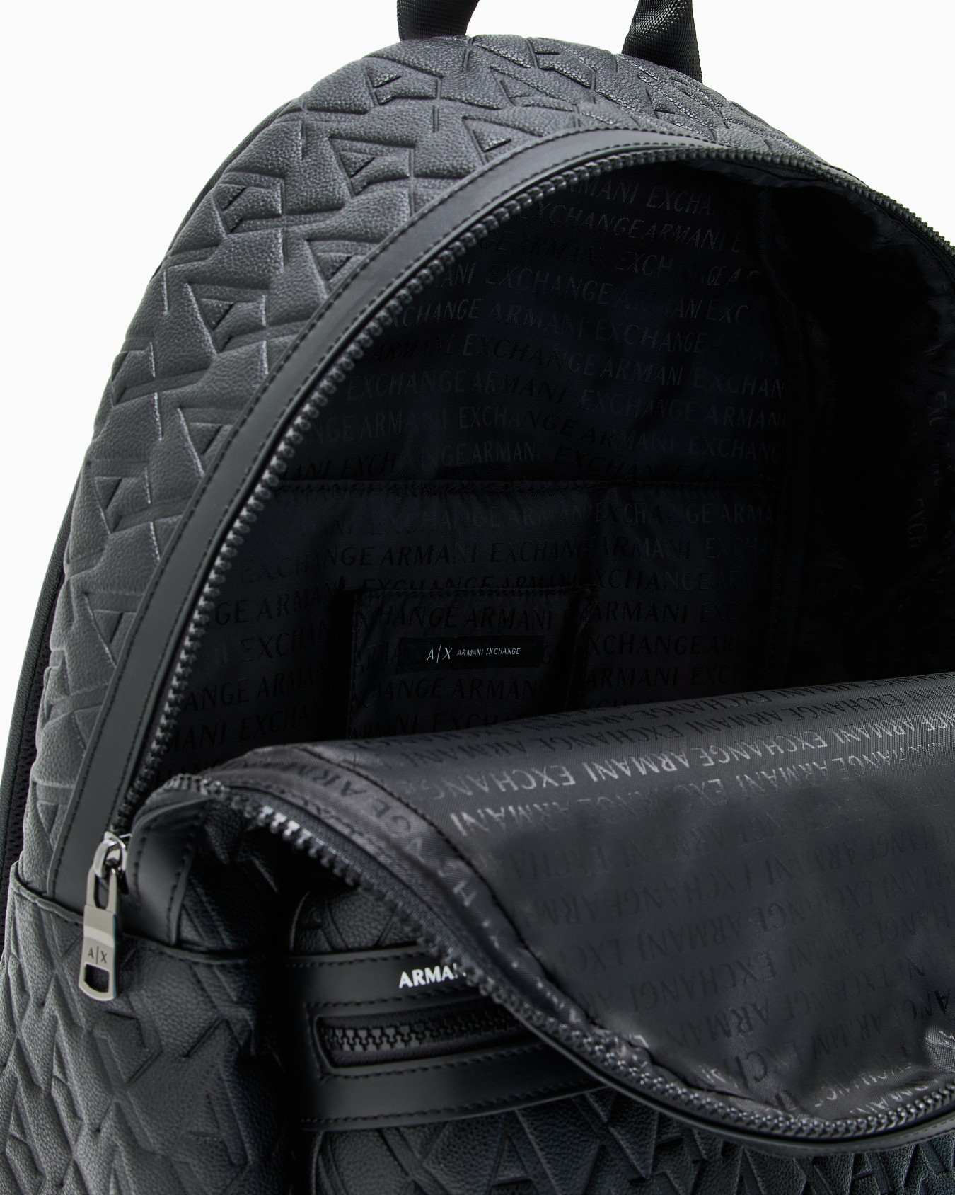 ASV Recycled Fabric Allover Logo Backpack Slide 4