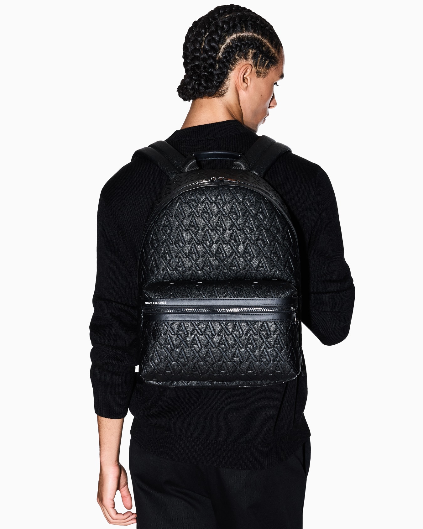 ASV Recycled Fabric Allover Logo Backpack Slide 6